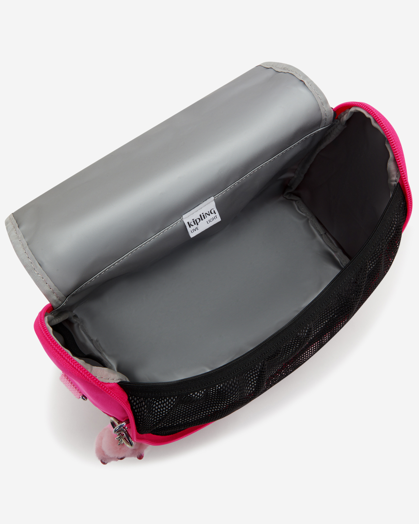 Kipling  New Kichirou Intense Rose Large LunchBag with Trolley Sleeve 15289-2GU