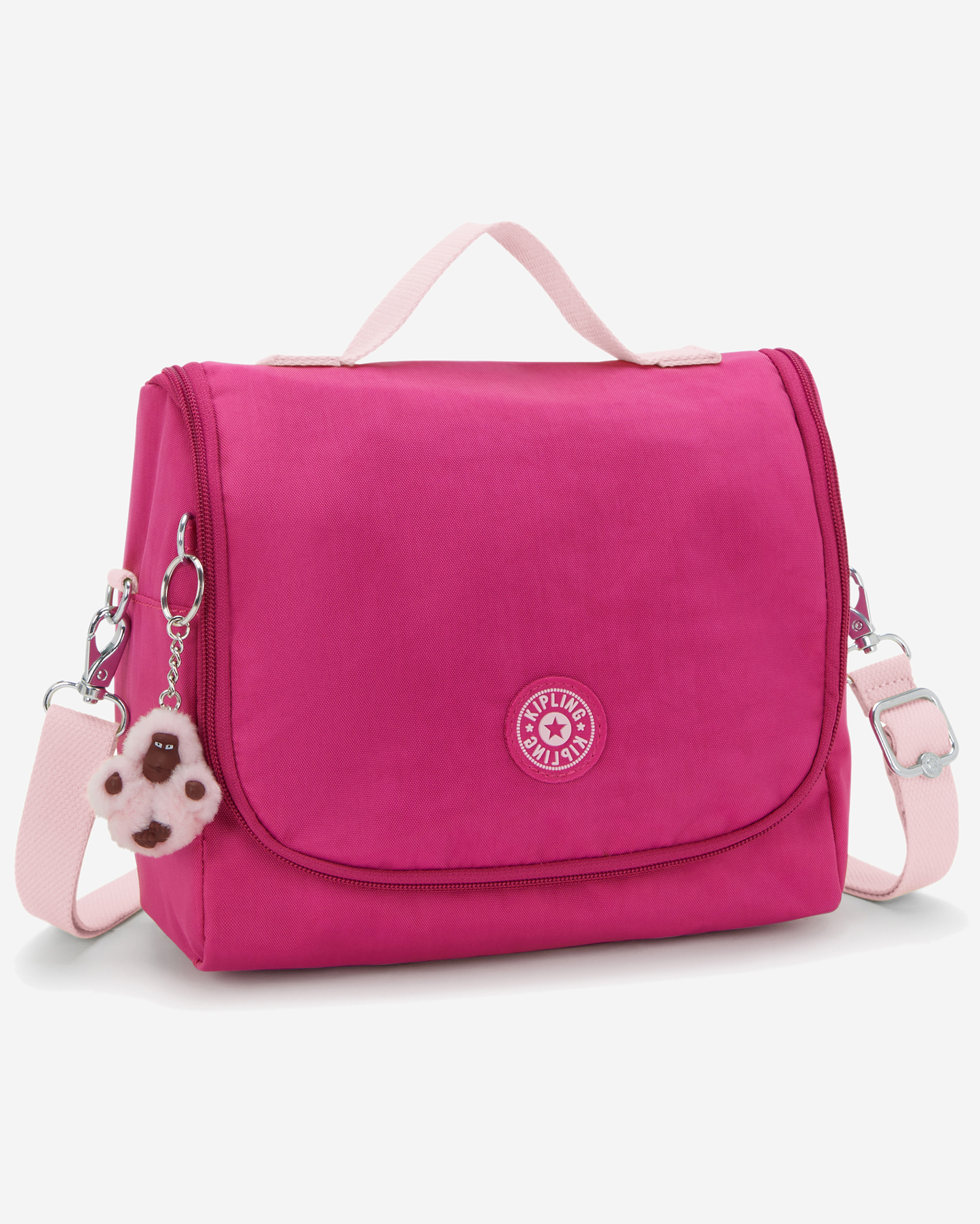 Kipling  New Kichirou Intense Rose Large LunchBag with Trolley Sleeve 15289-2GU