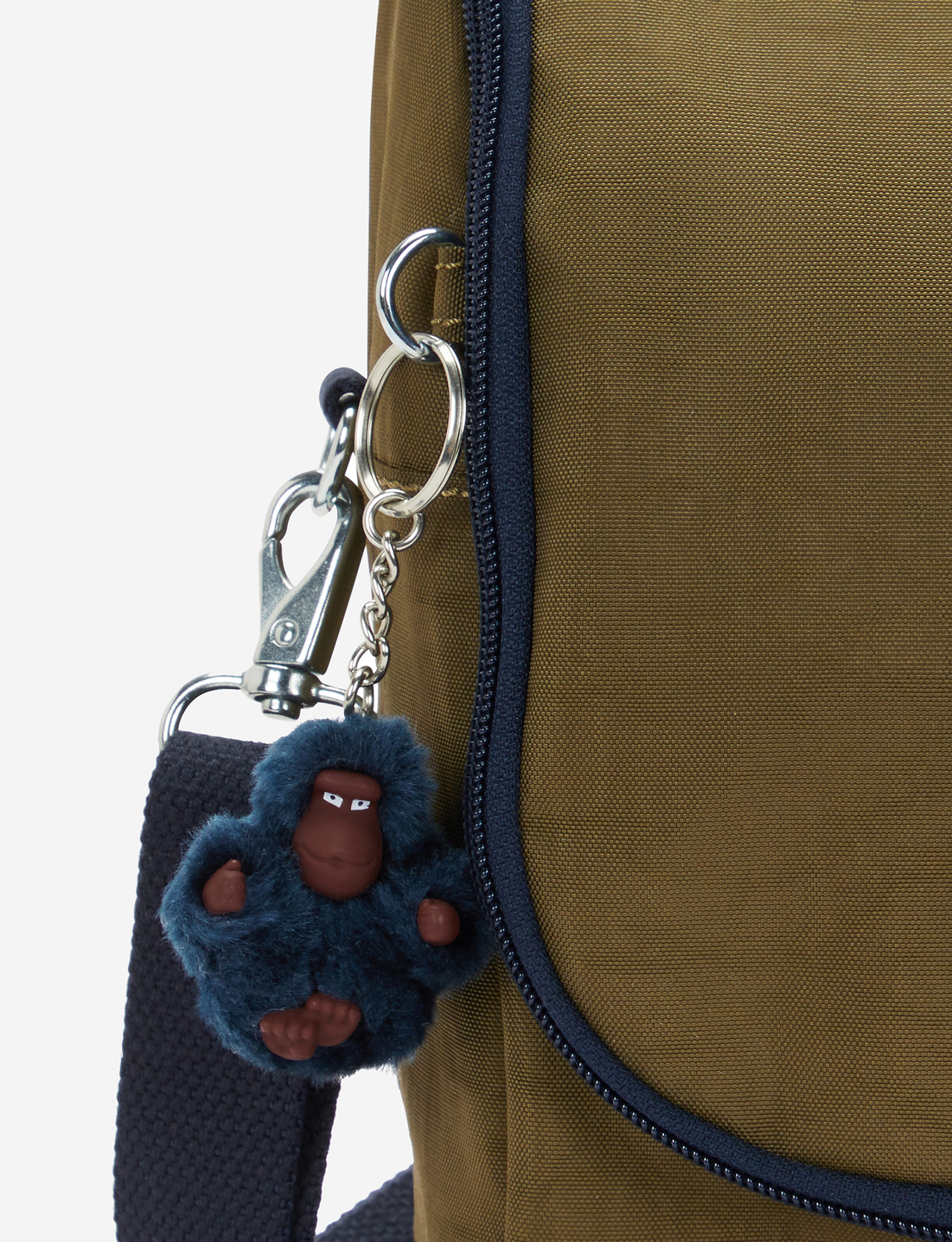 KIPLING حقيبة غداء كبيرة Kichirou Treasure Green (مع جيب ترولي) 15289-1HW