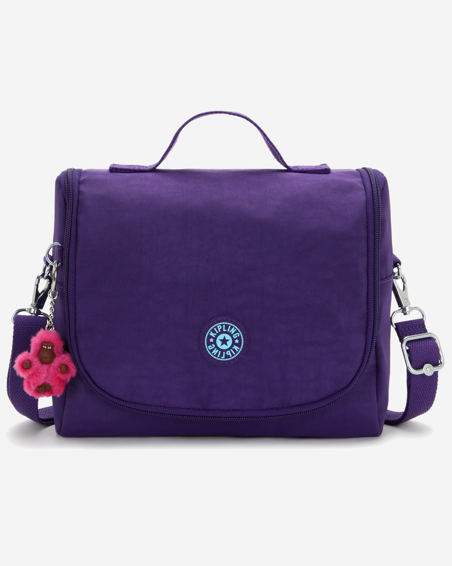 Kipling  New Kichirou Vip Purple Large LunchBag with Trolley Sleeve 15289-4PI