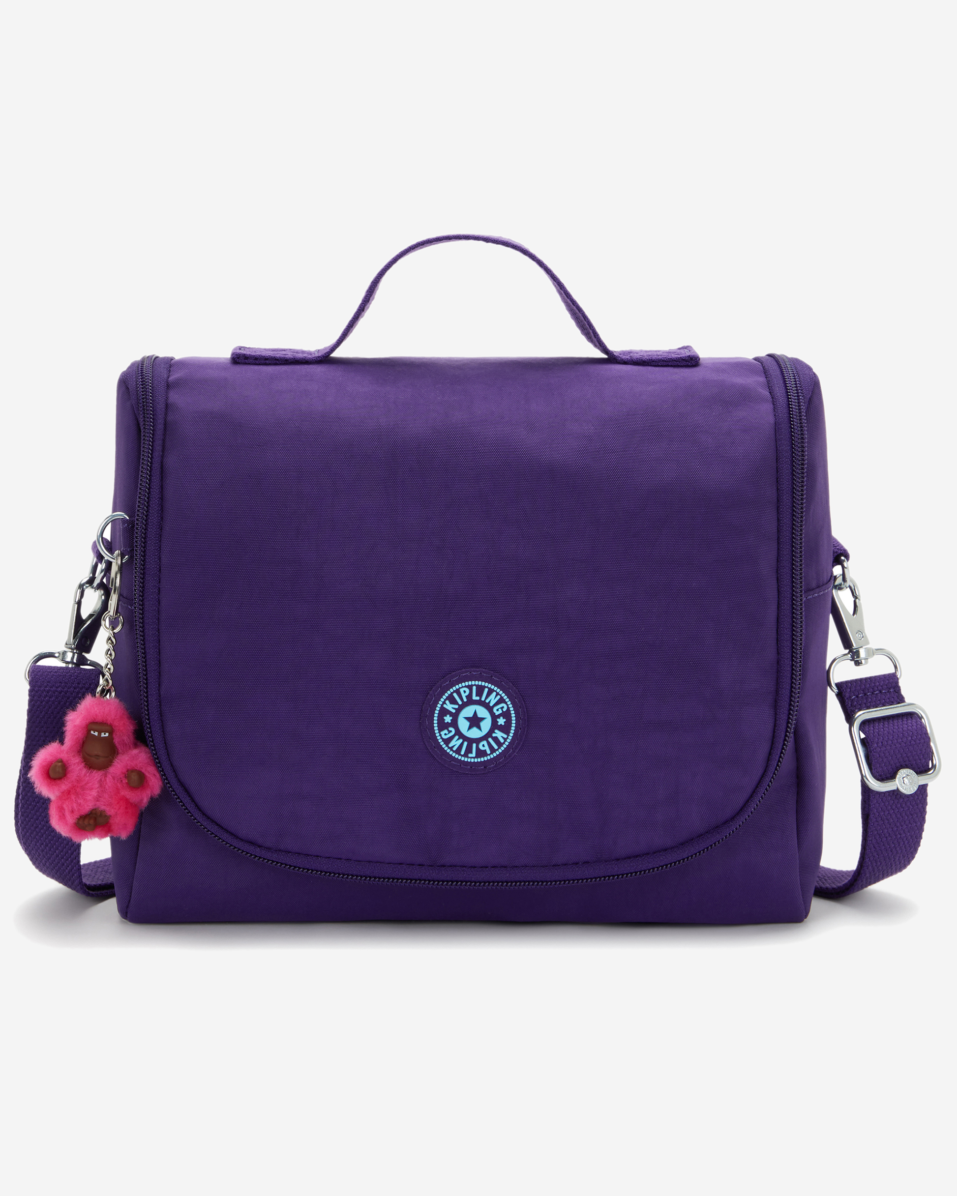 Kipling  New Kichirou Vip Purple Large LunchBag with Trolley Sleeve 15289-4PI