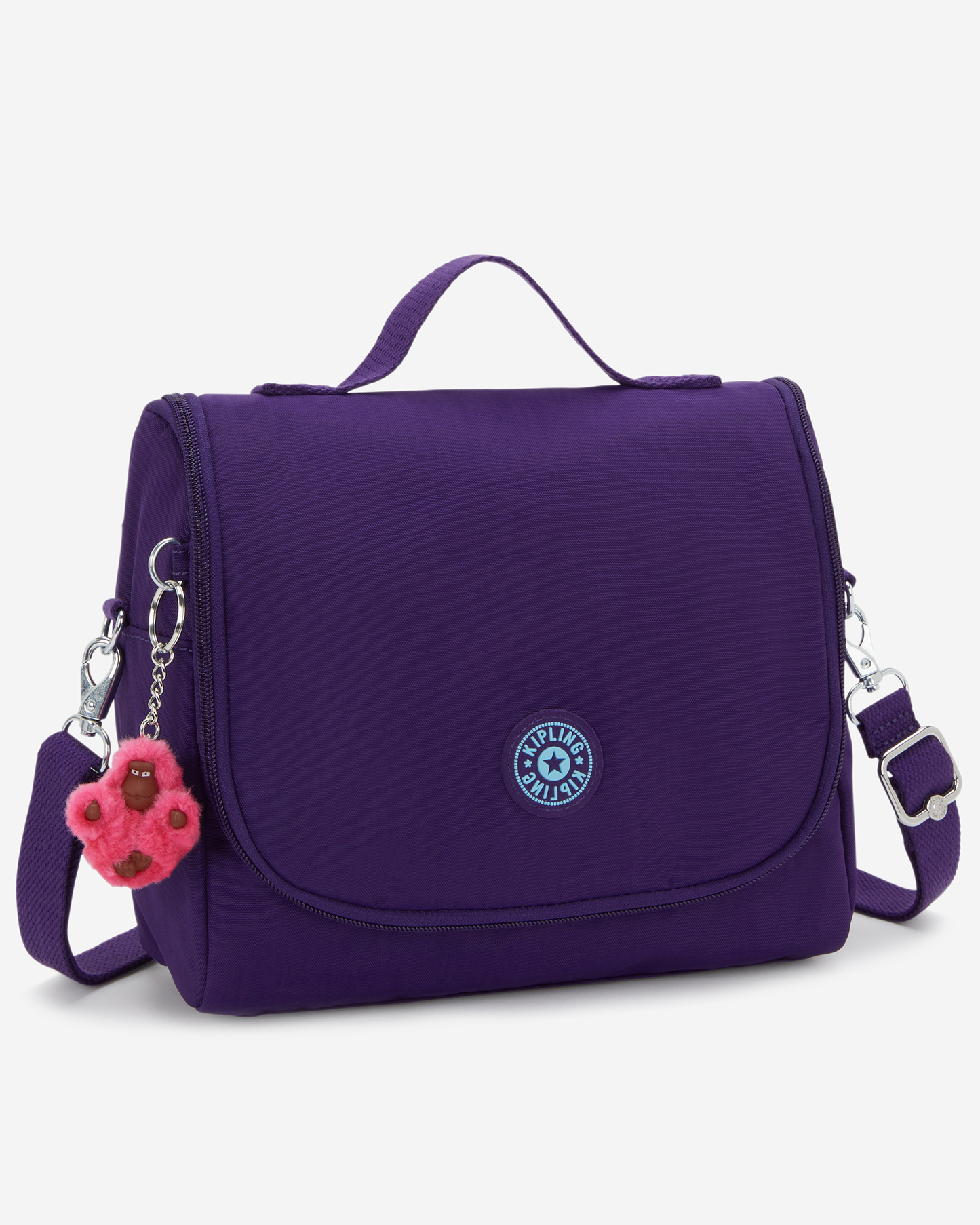 Kipling  New Kichirou Vip Purple Large LunchBag with Trolley Sleeve 15289-4PI
