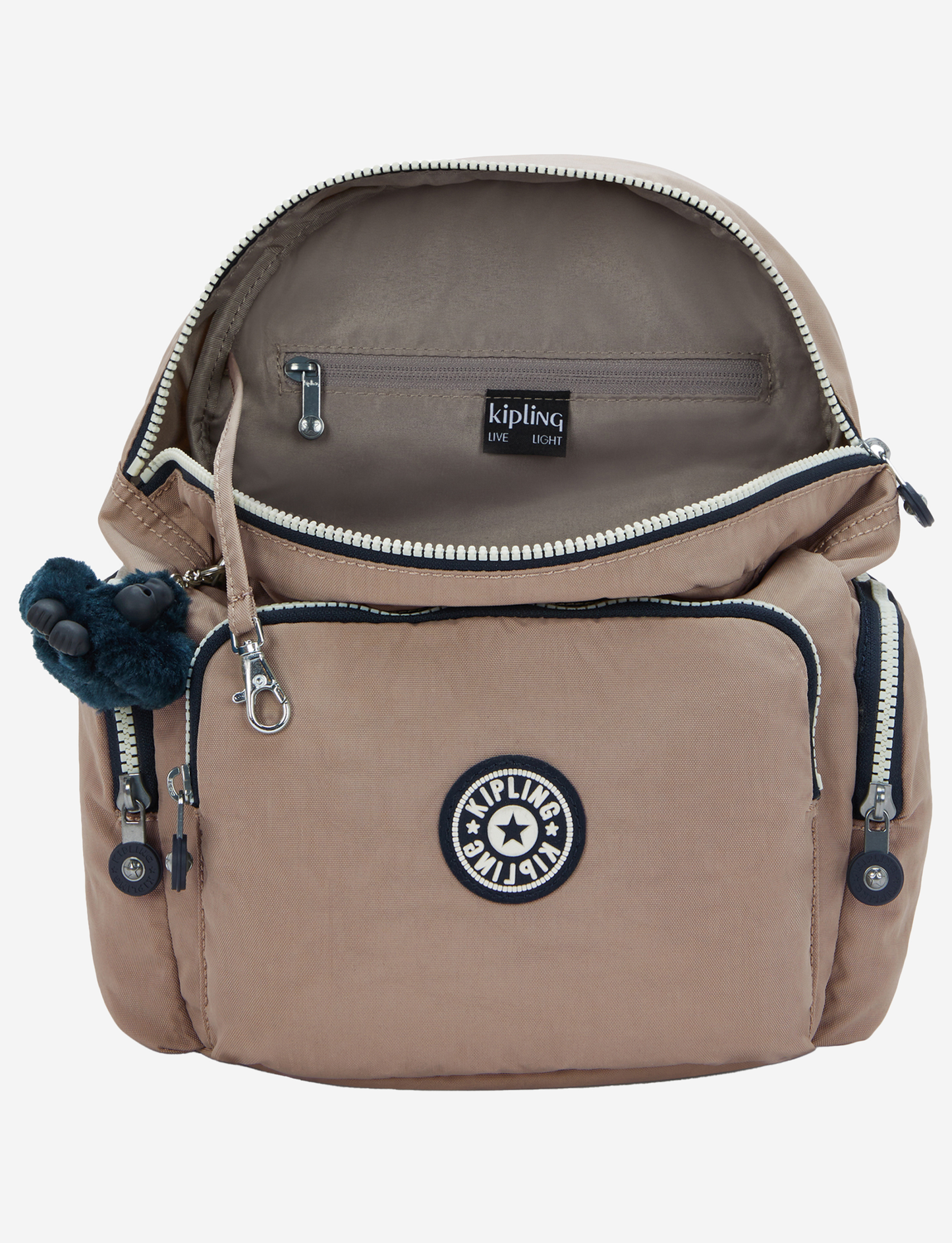 حقيبة ظهر صغيرة KIPLING City Zip S بلون سوفت توب C I3523-7ML