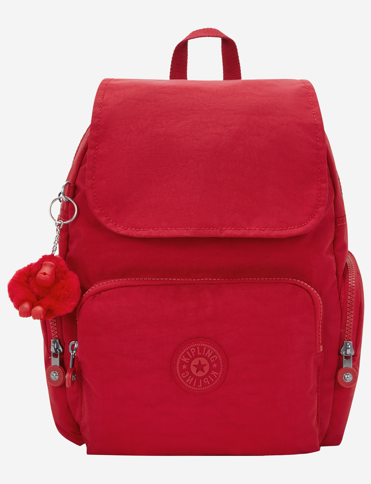 KIPLING City Zip S Ruby Red حقيبة ظهر صغيرة I3523-1NW