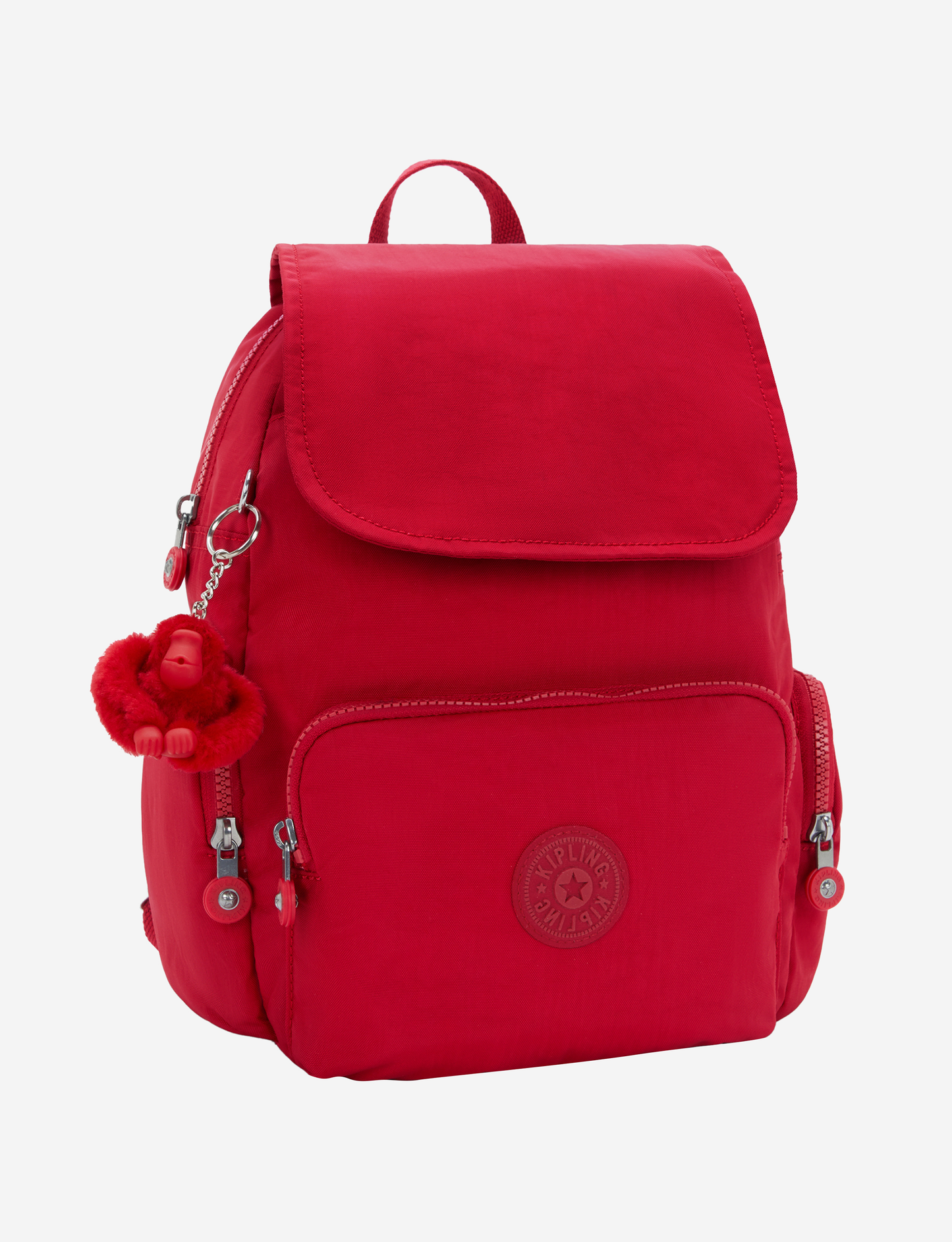 KIPLING City Zip S Ruby Red حقيبة ظهر صغيرة I3523-1NW
