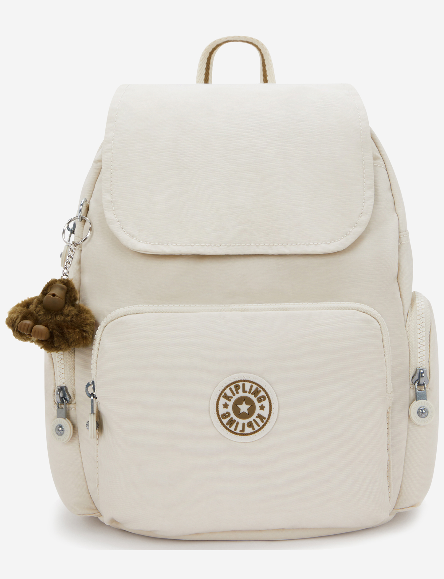 KIPLING City Zip S Soft Sand حقيبة ظهر صغيرة I3523-9LO