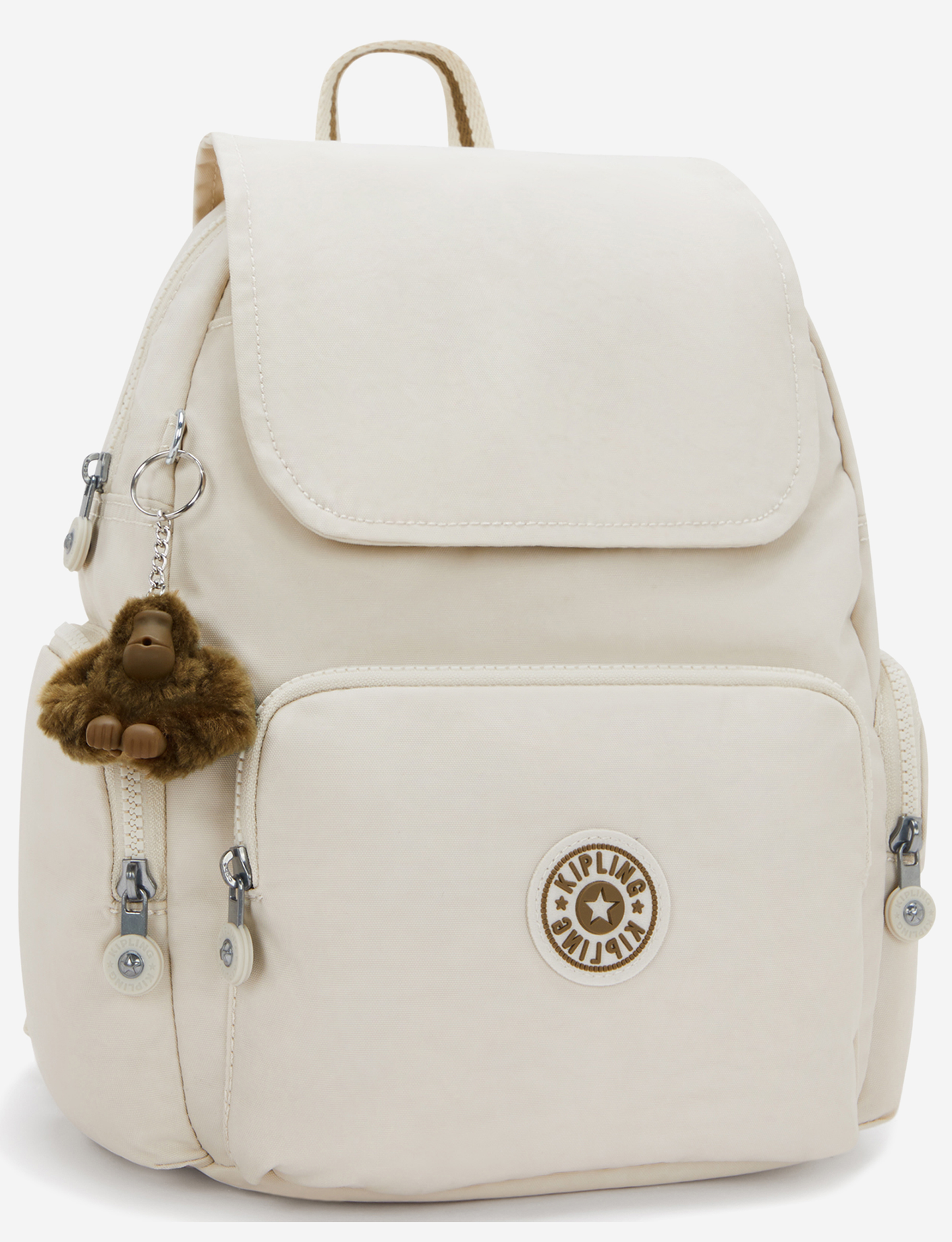 KIPLING City Zip S Soft Sand حقيبة ظهر صغيرة I3523-9LO