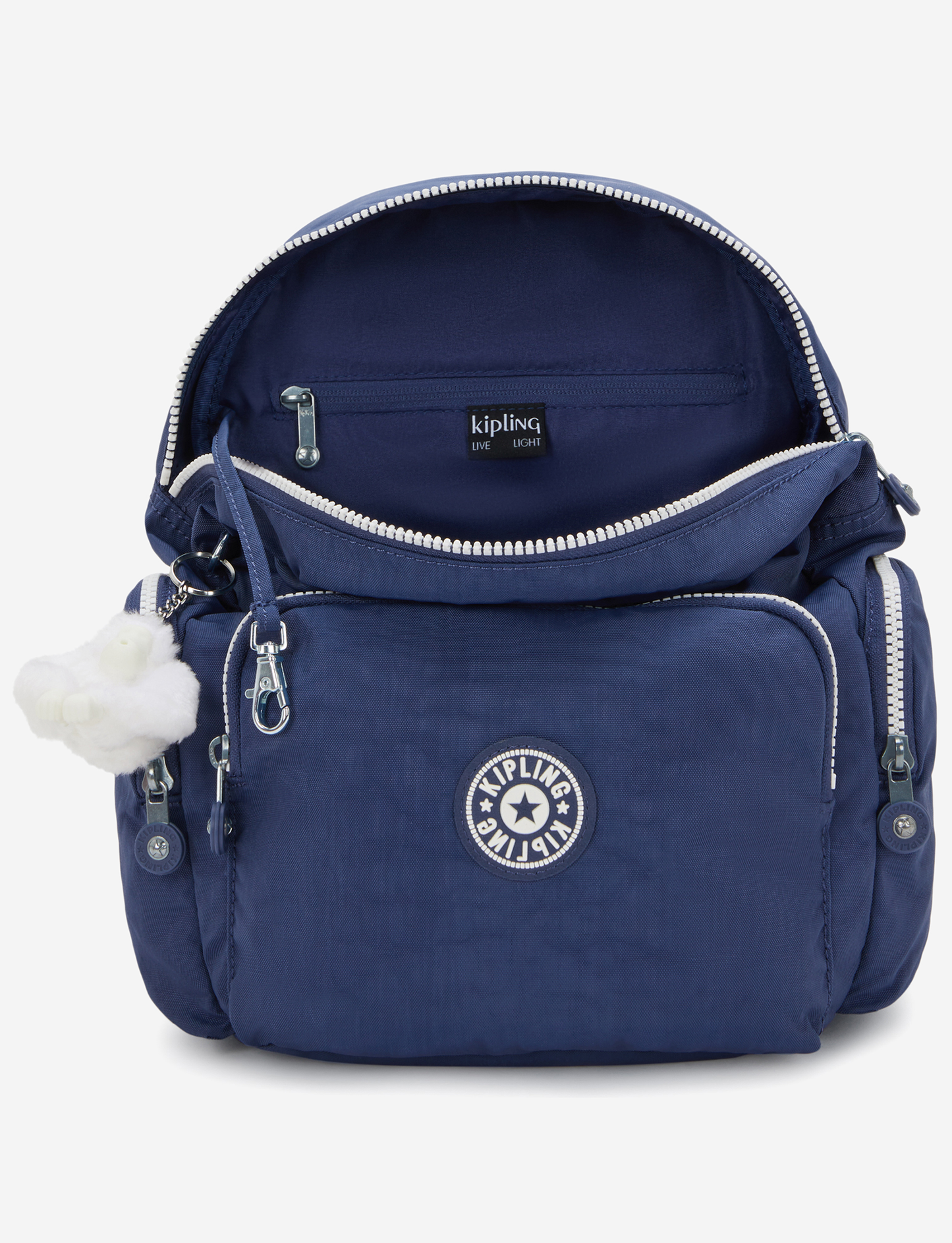 حقيبة ظهر صغيرة KIPLING City Zip S كاجوال أزرق C I3523-3RA