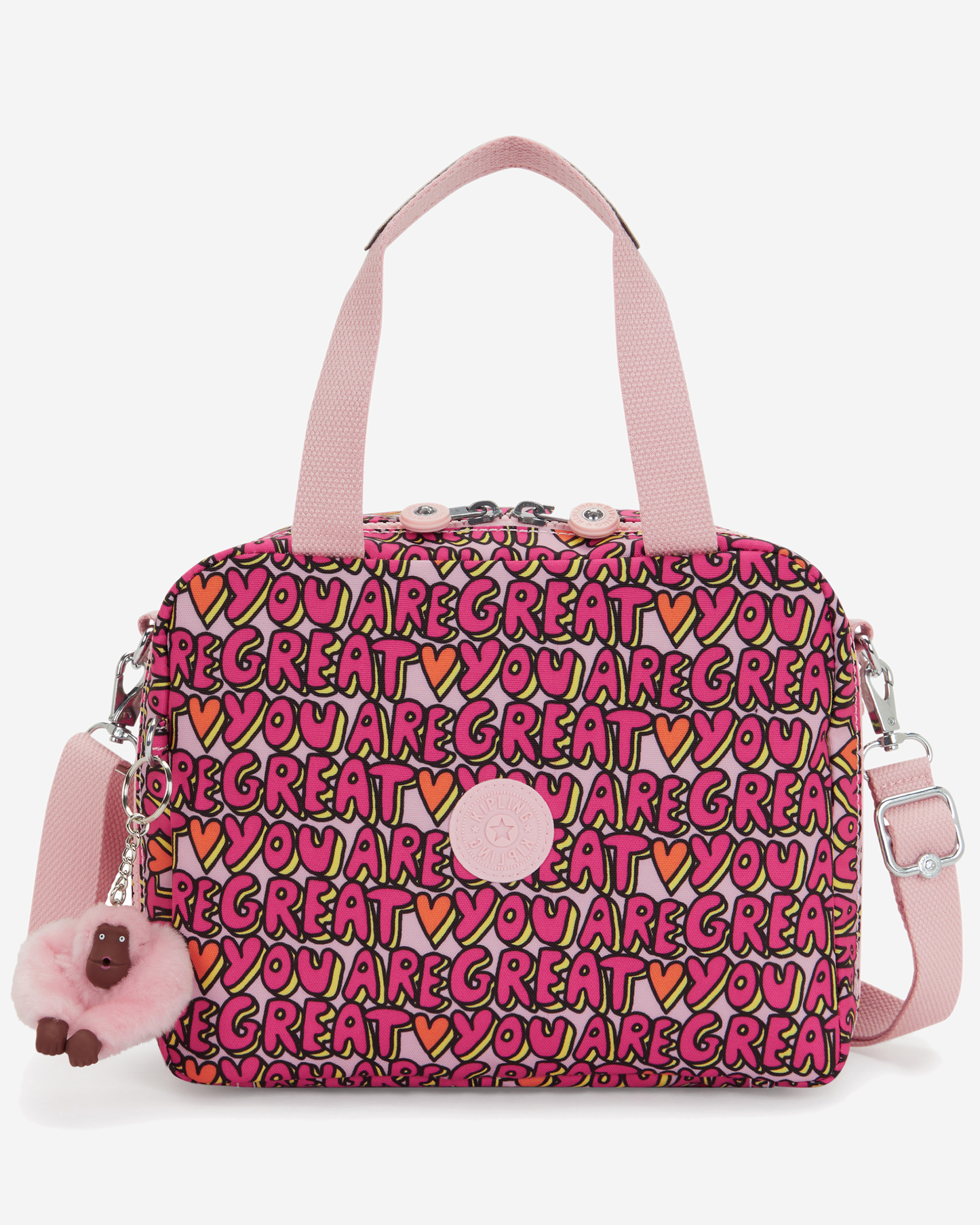 Kipling  Miyo U R Great Prt Large LunchBag with Trolley Sleeve I2989-6KZ