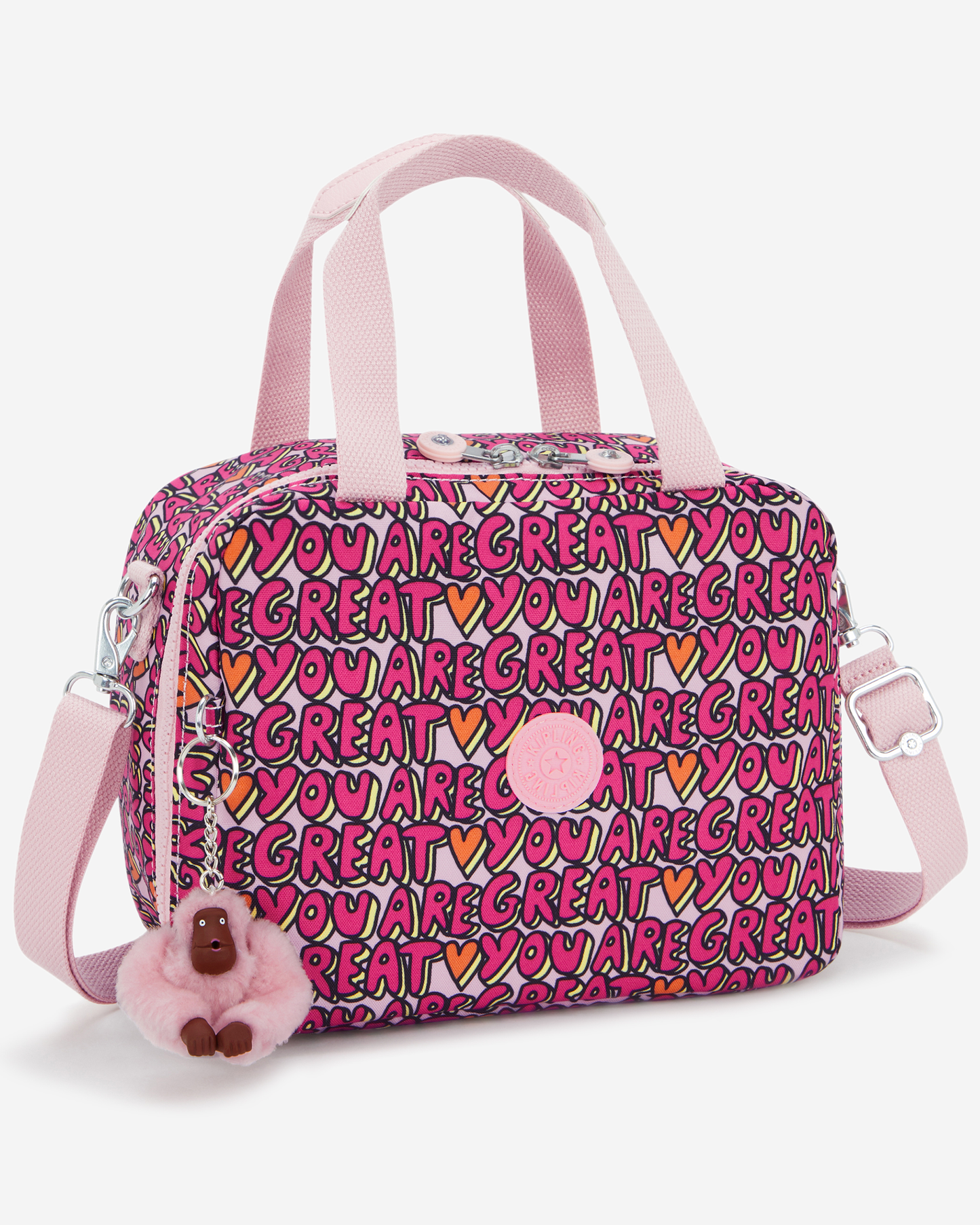 Kipling  Miyo U R Great Prt Large LunchBag with Trolley Sleeve I2989-6KZ
