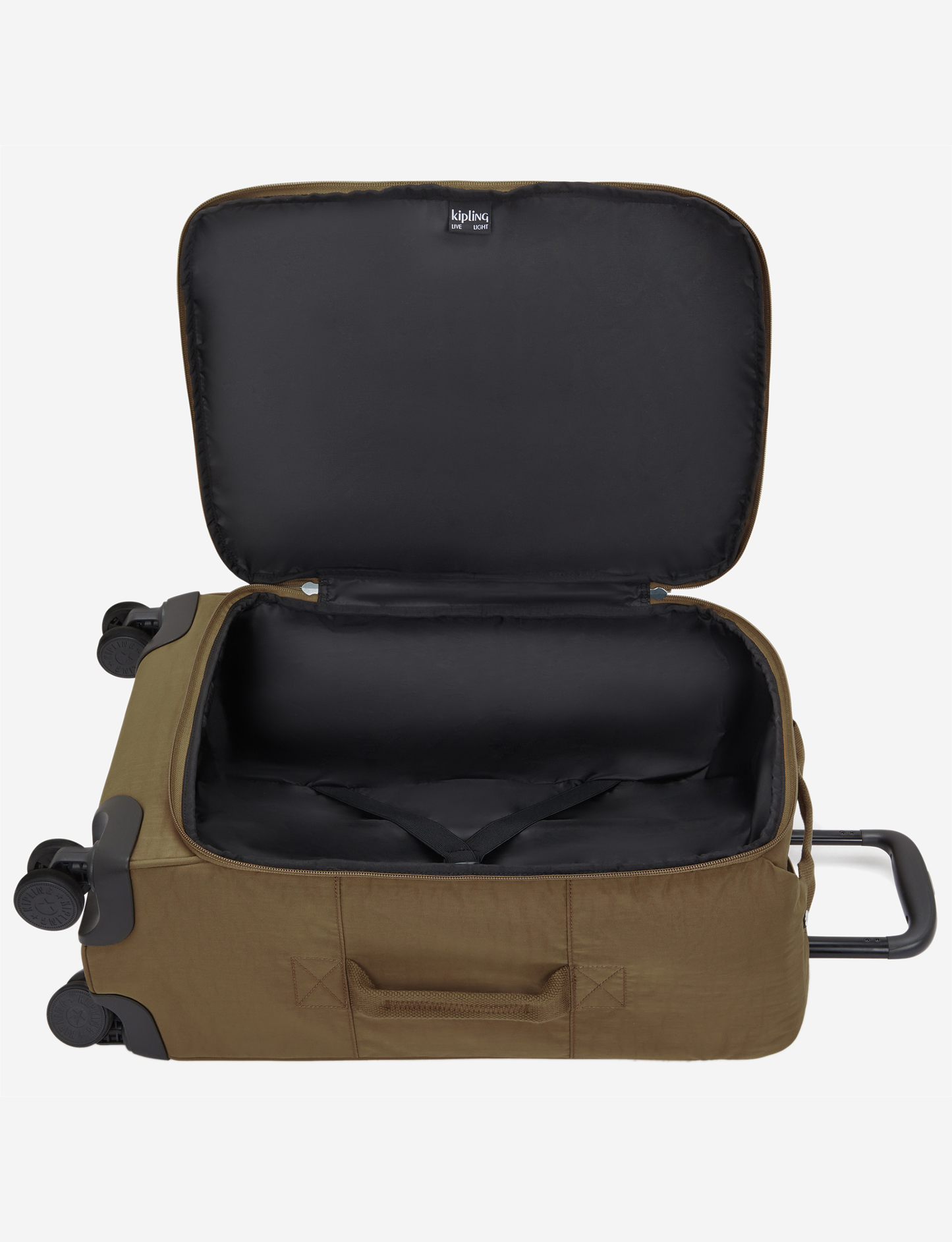 KIPLING Darcey Up S حقيبة سفر بعجلات ناعمة كاكي صغيرة I8670-1NA