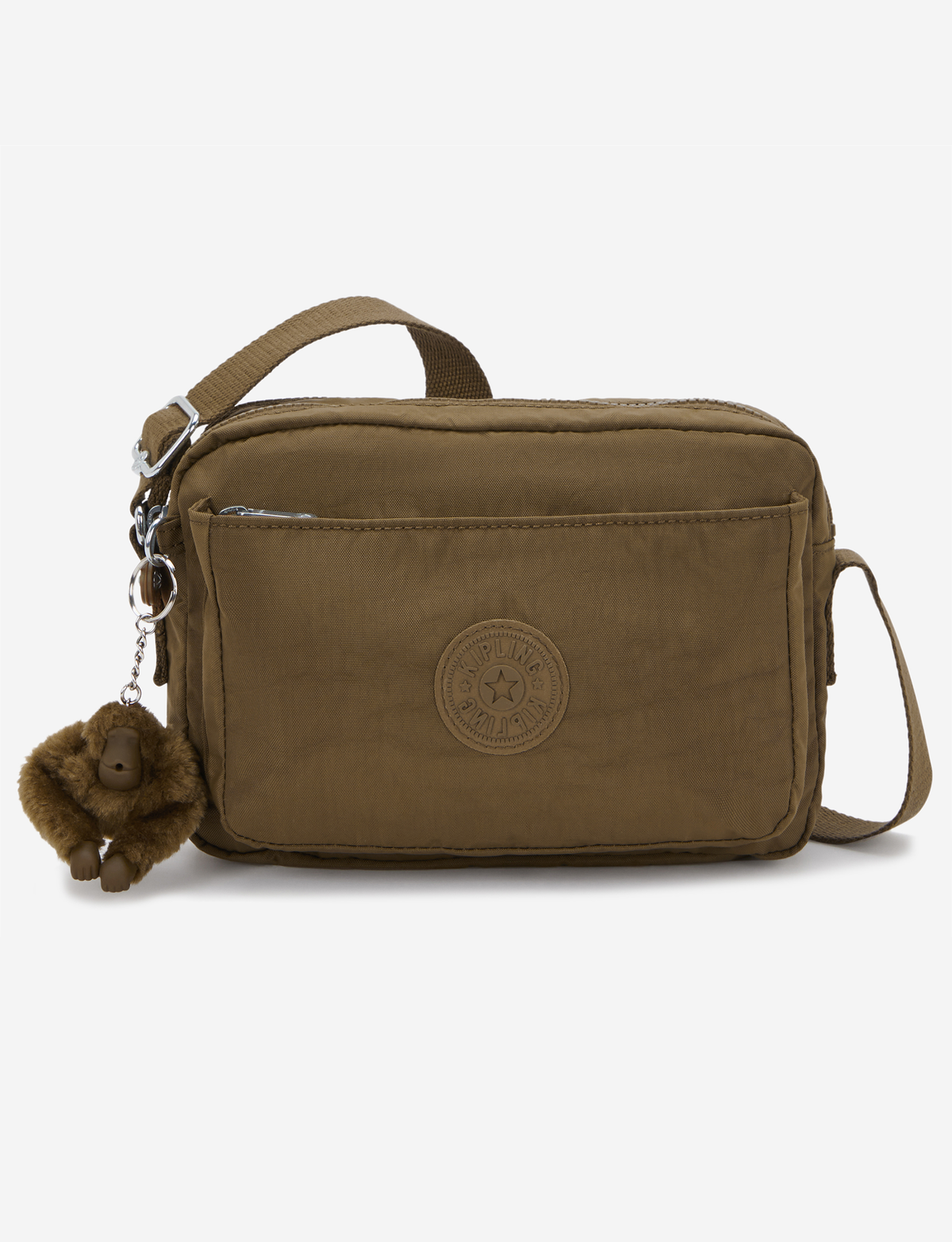 KIPLING Abanu M Smooth Khaki Medium حقيبة كروس I7076-1NA