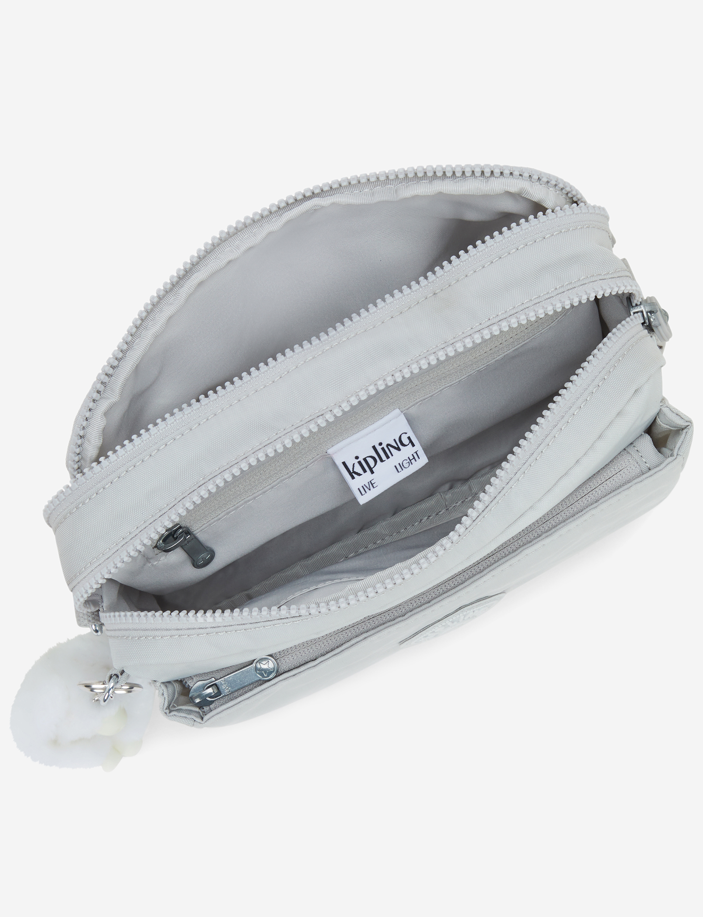 KIPLING Abanu M Easy Grey Medium حقيبة كروسبودي I7076-9RW