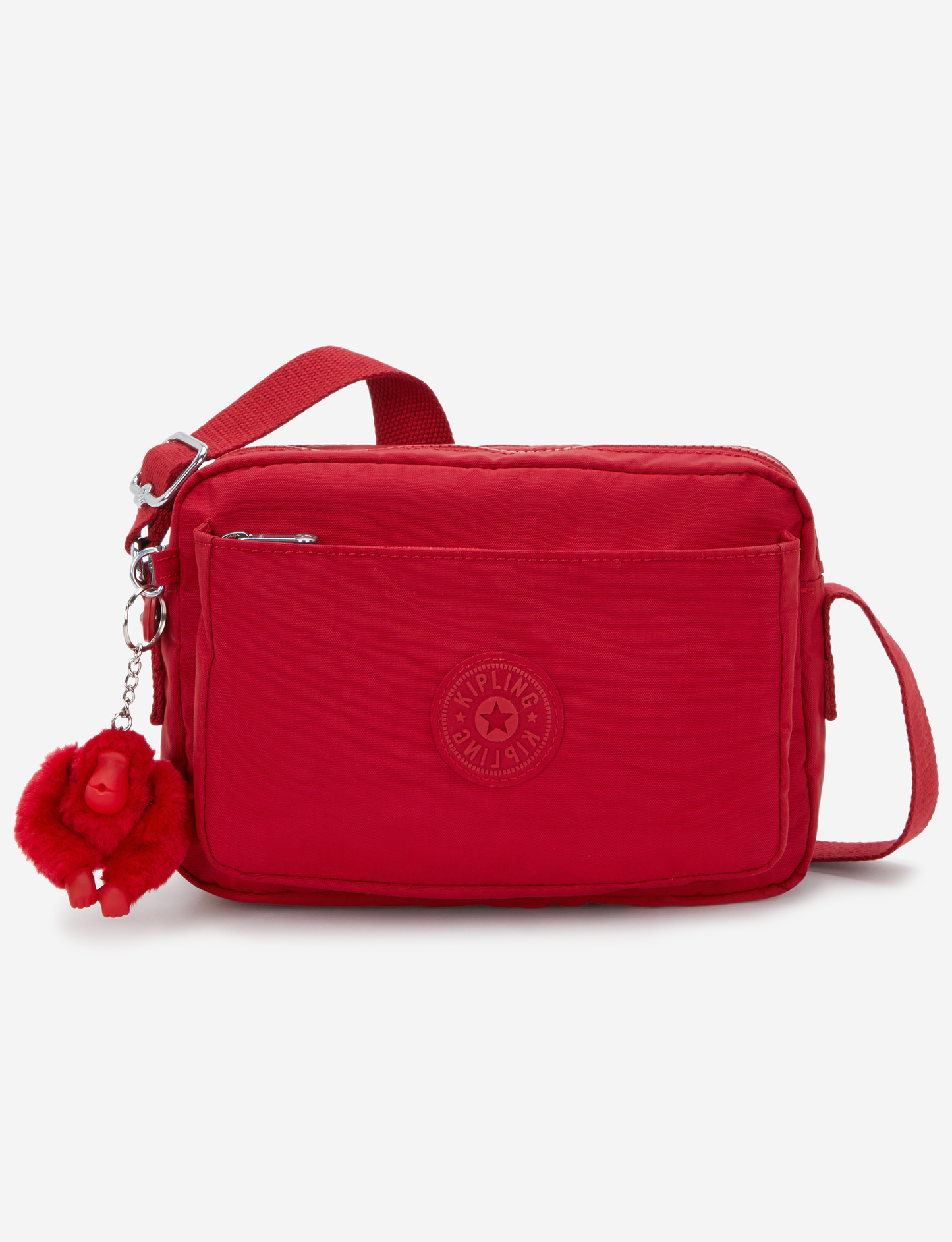 حقيبة كروسبودي متوسطة KIPLING Abanu M باللون الأحمر الياقوتي I7076-1NW