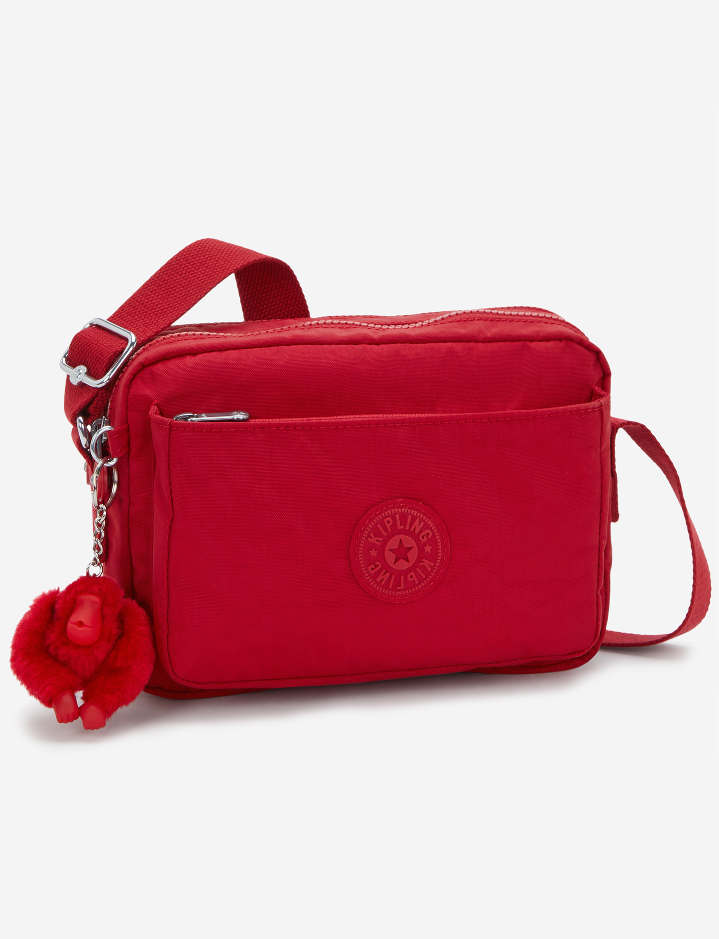 حقيبة كروسبودي متوسطة KIPLING Abanu M باللون الأحمر الياقوتي I7076-1NW