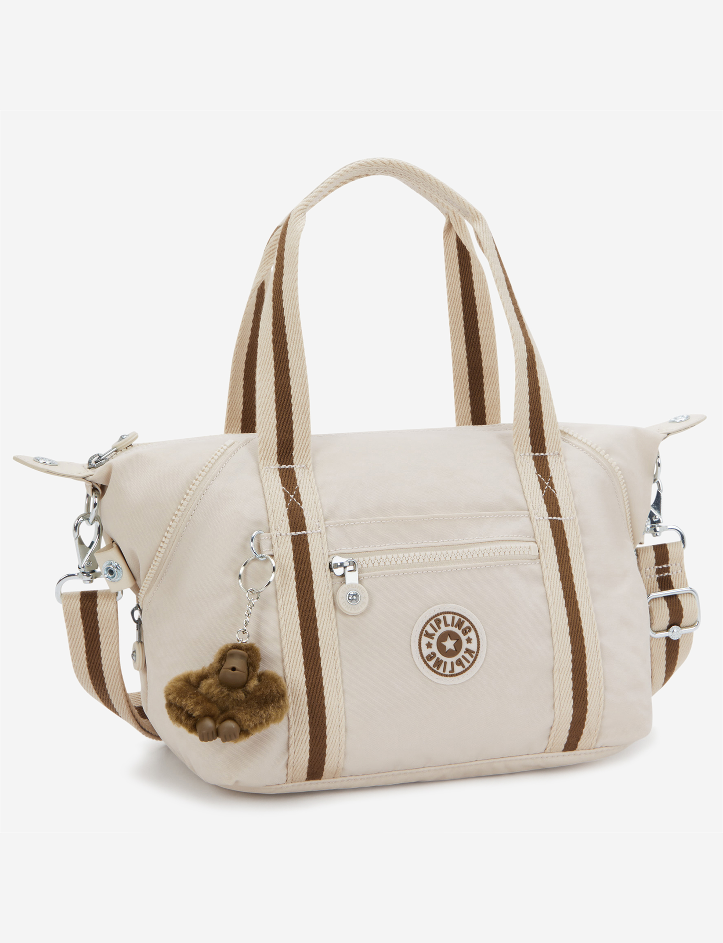 KIPLING Art Mini Soft Sand حقيبة يد صغيرة (مع حزام كتف قابل للإزالة) 01327-9LO