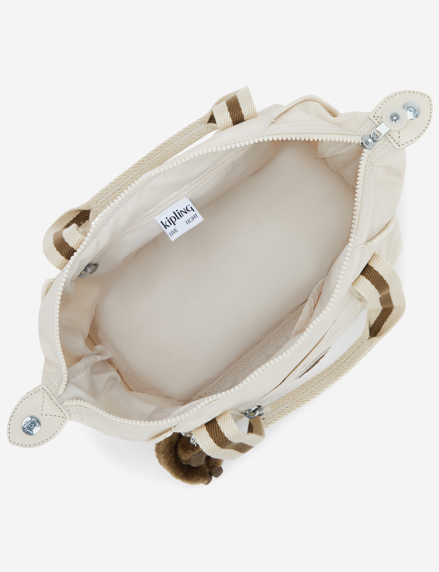 KIPLING Art Mini Soft Sand حقيبة يد صغيرة (مع حزام كتف قابل للإزالة) 01327-9LO
