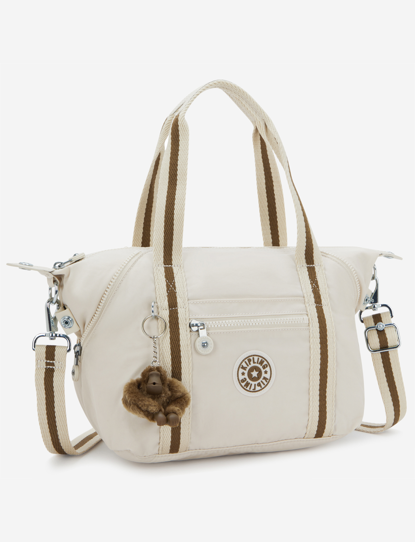 KIPLING Art Mini Soft Sand حقيبة يد صغيرة (مع حزام كتف قابل للإزالة) 01327-9LO