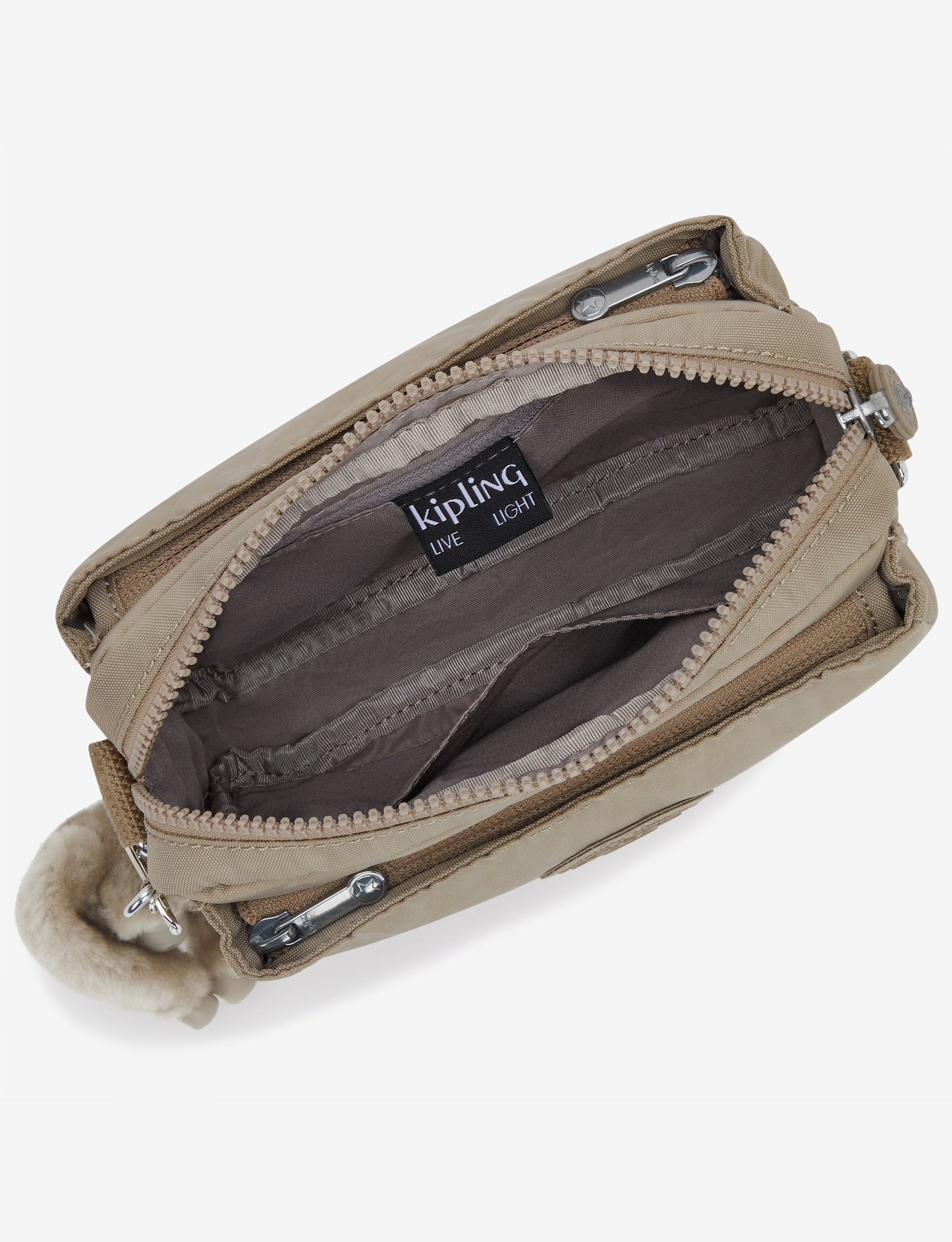 KIPLING Abanu Soft Taupe حقيبة كروس صغيرة I4208-4PW