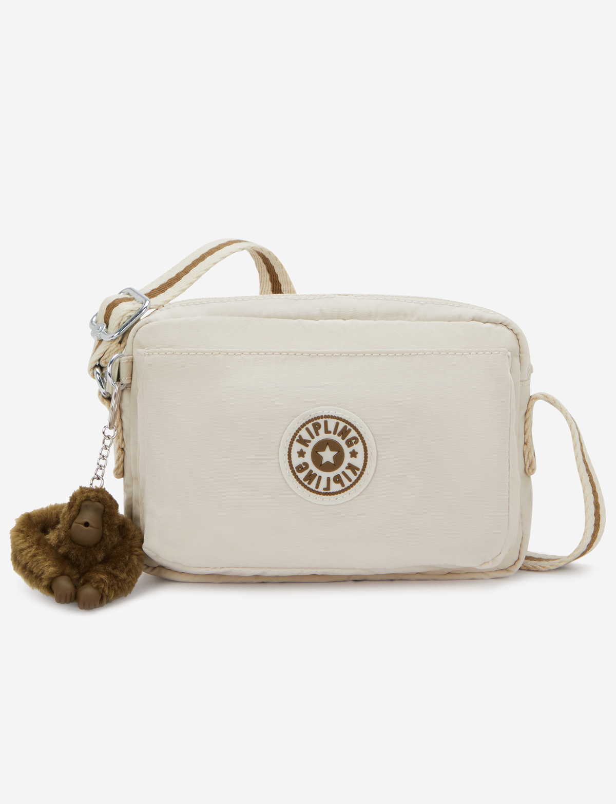 KIPLING حقيبة أبانو كروس بودي صغيرة بلون رملي ناعم I4208-9LO