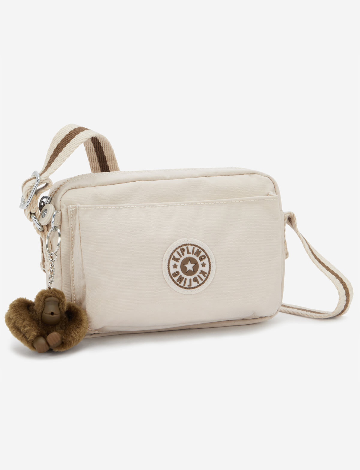 KIPLING حقيبة أبانو كروس بودي صغيرة بلون رملي ناعم I4208-9LO