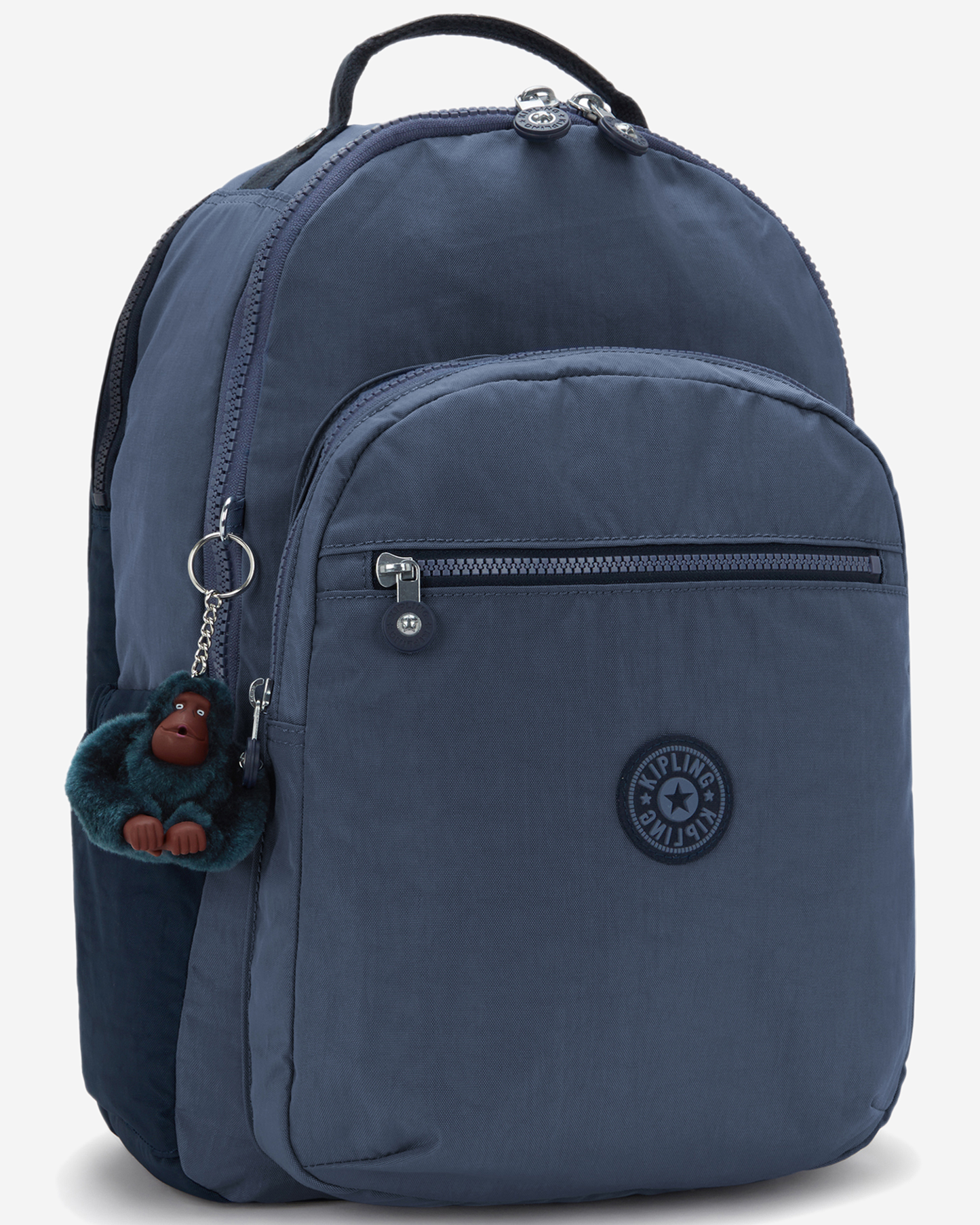 Kipling  Seoul Lap Game Grey Large Backpack with Laptop Compartment I4275-7FK