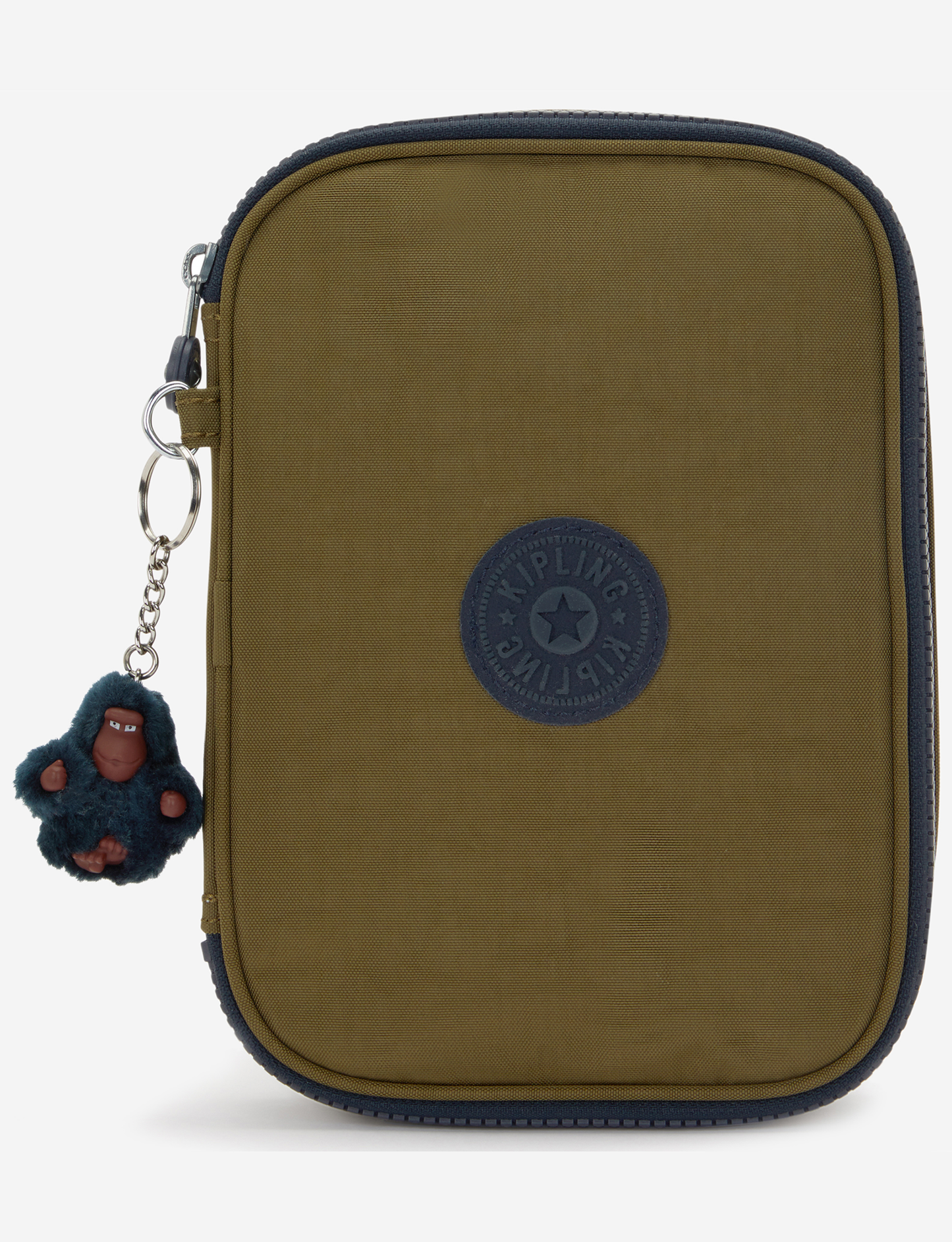 حقيبة أقلام كبيرة من KIPLING طراز 100 Pens بلون أخضر Treasure موديل 09405-1HW
