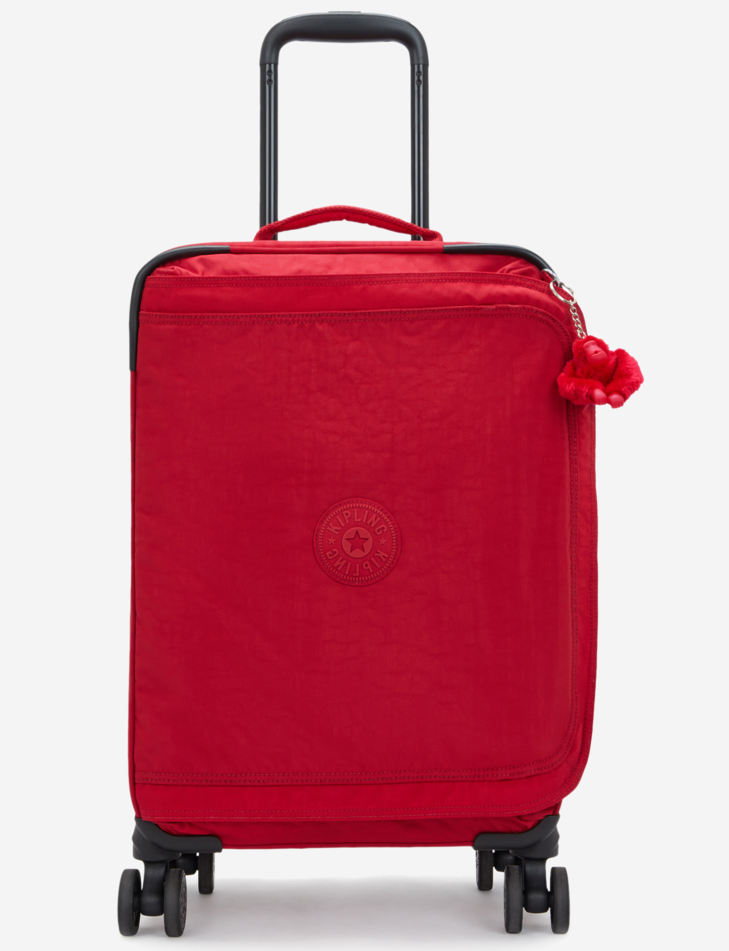 KIPLING Spontaneous S حقيبة بعجلات صغيرة باللون الأحمر الياقوتي I5508-1NW