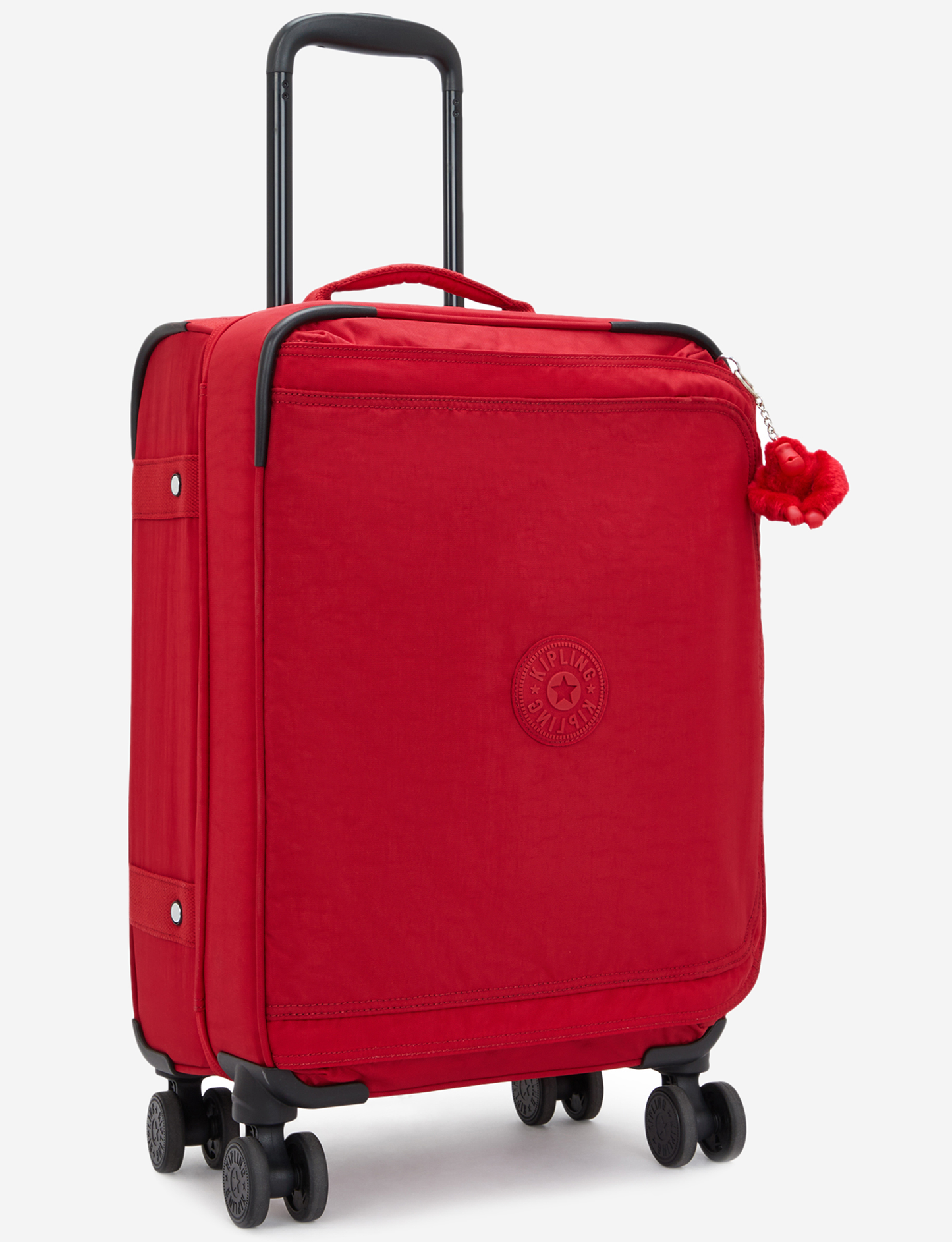 KIPLING Spontaneous S حقيبة بعجلات صغيرة باللون الأحمر الياقوتي I5508-1NW