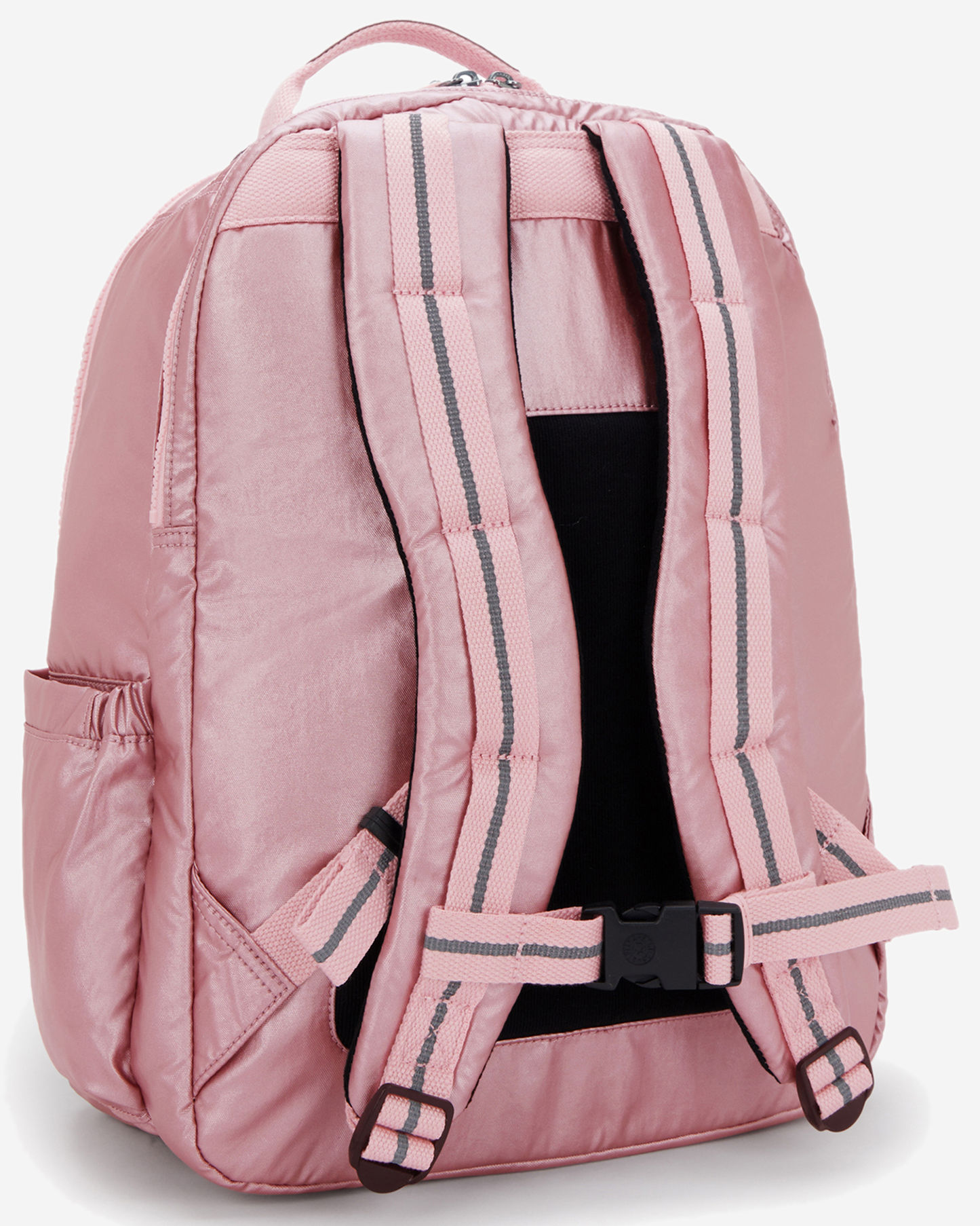 Kipling  Seoul College Extra Bronze Pink Met Large Backpack with Laptop Compartment I3514-3MD