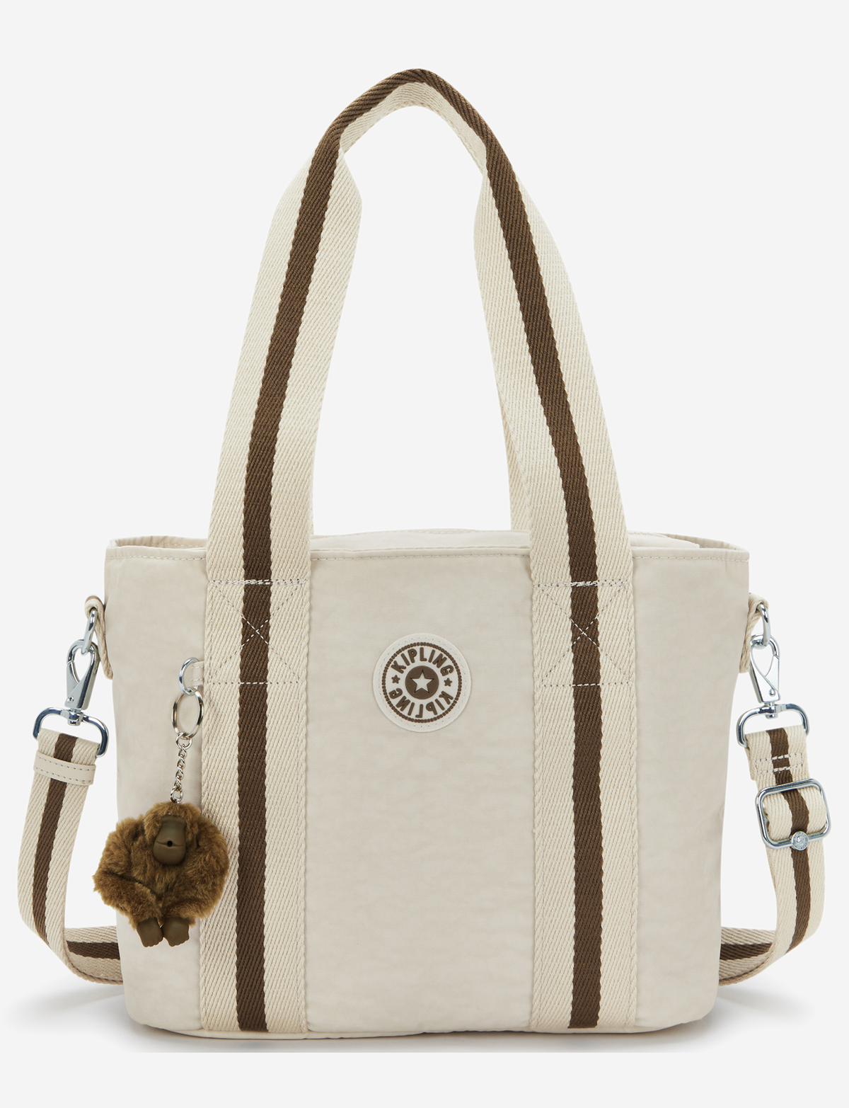 KIPLING Minta M Up حقيبة توتس (رمل ناعم متوسط) (مع حزام كتف قابل للإزالة) I8642-9LO