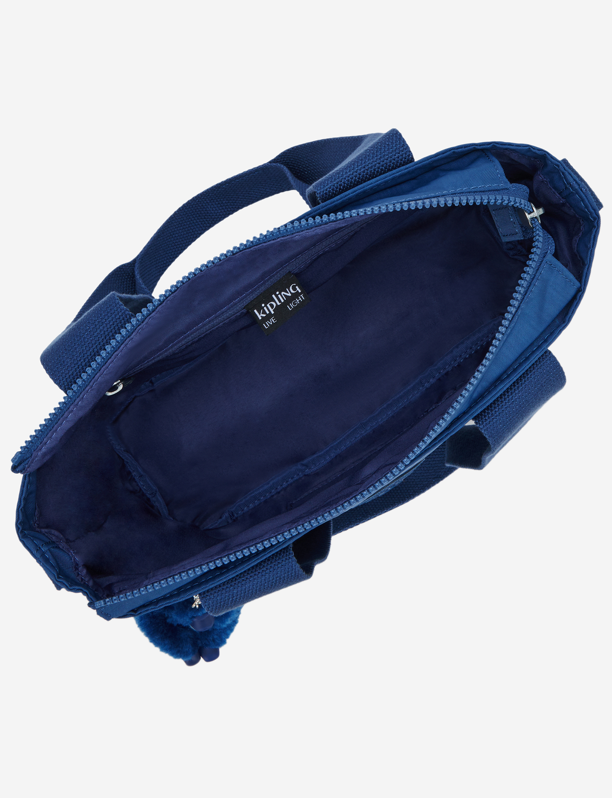 KIPLING Minta M Up حقيبة توت زرقاء كاجوال متوسطة (مع حزام كتف قابل للإزالة) I8642-5PZ