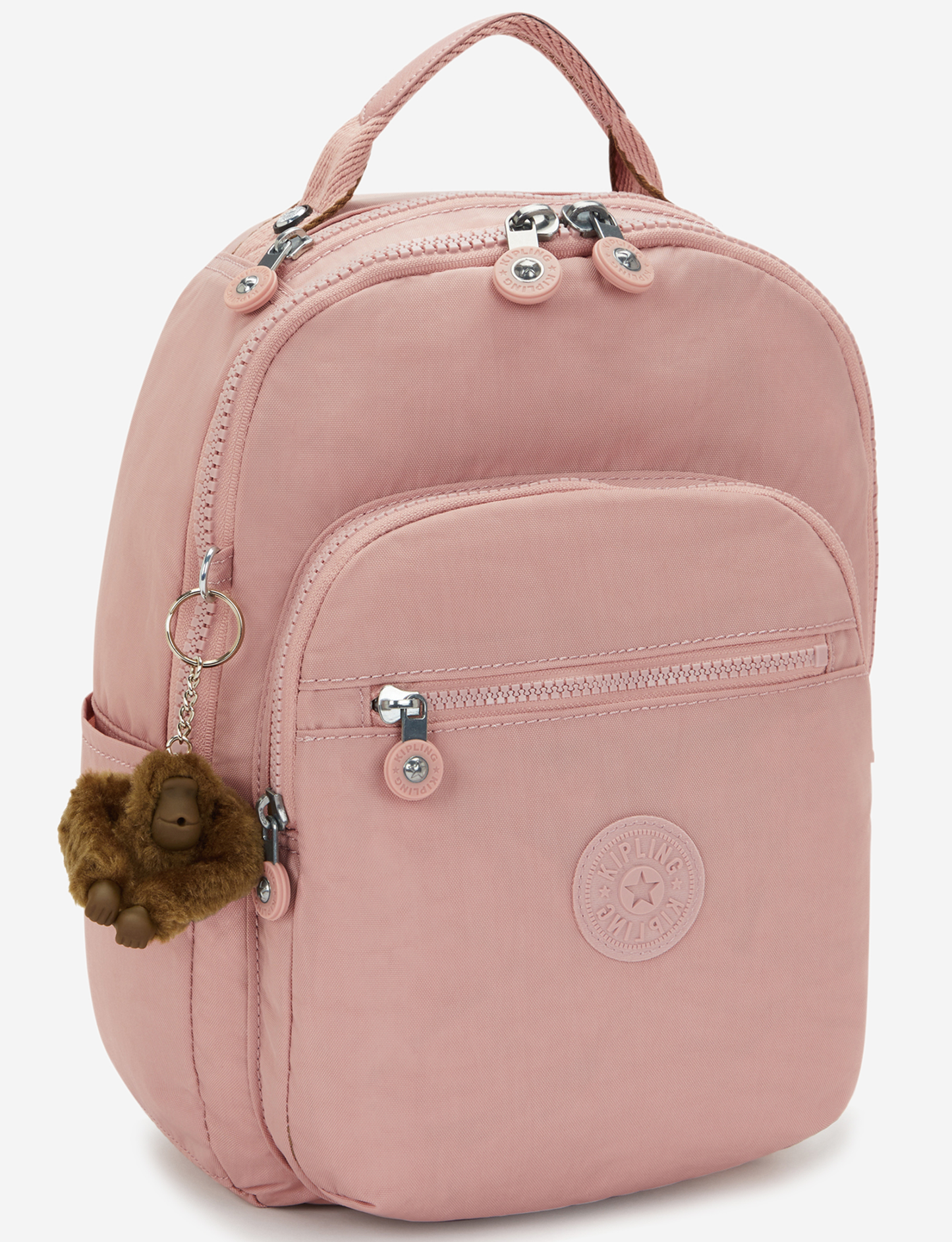 KIPLING Seoul S Memory Pink حقيبة ظهر صغيرة (مع جيب لوحي) I4082-0PN