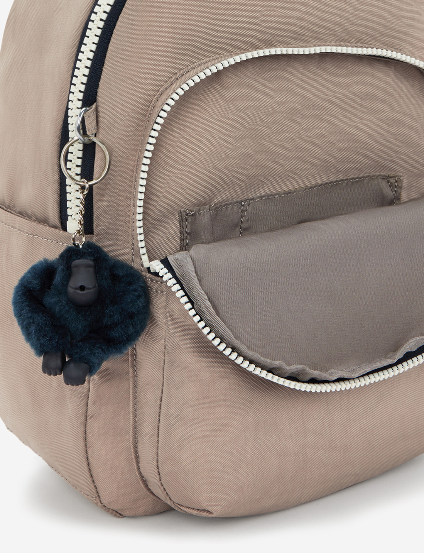 KIPLING Seoul S حقيبة ظهر صغيرة Taupe C ناعمة (مع جيب للكمبيوتر اللوحي) I4082-7ML