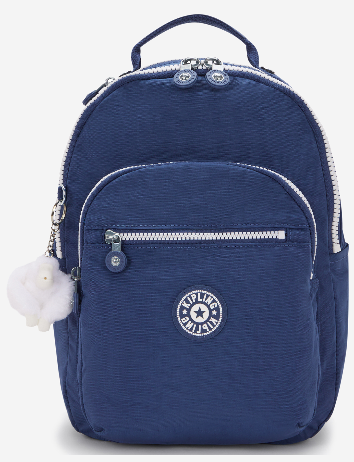 KIPLING Seoul S حقيبة ظهر صغيرة كاجوال زرقاء C (مع جيب للكمبيوتر اللوحي) I4082-3RA