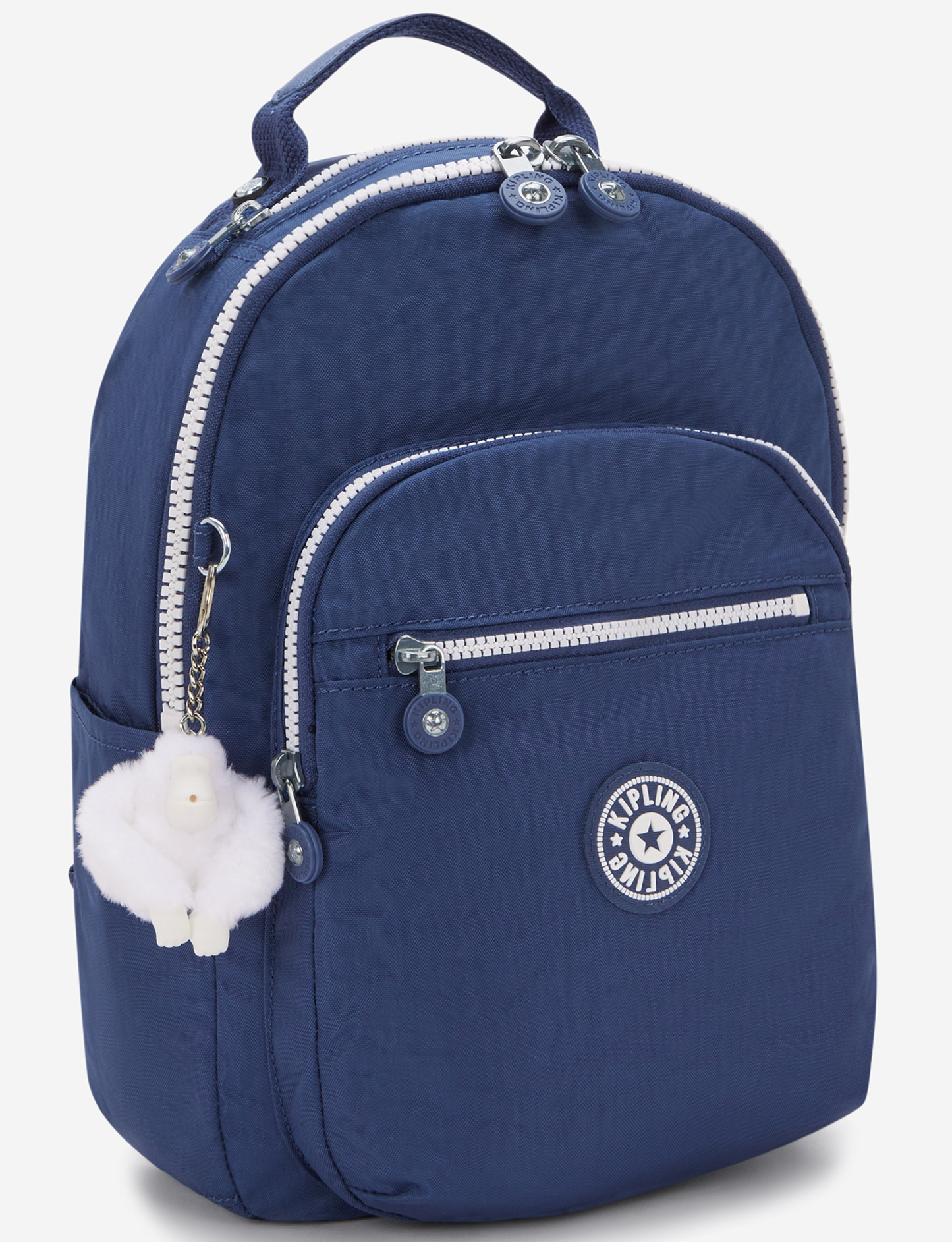 KIPLING Seoul S حقيبة ظهر صغيرة كاجوال زرقاء C (مع جيب للكمبيوتر اللوحي) I4082-3RA