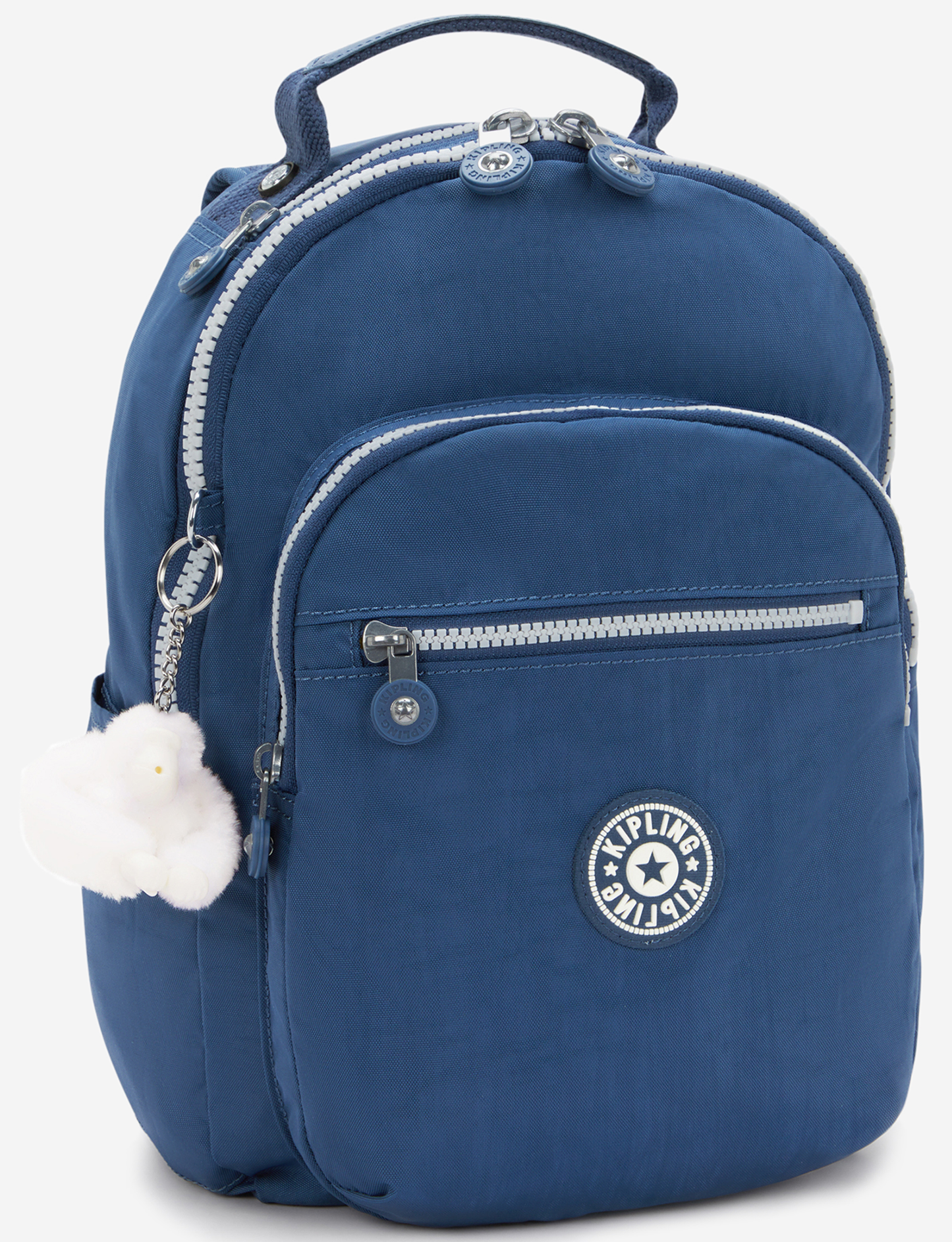 KIPLING Seoul S حقيبة ظهر صغيرة كاجوال زرقاء C (مع جيب للكمبيوتر اللوحي) I4082-3RA