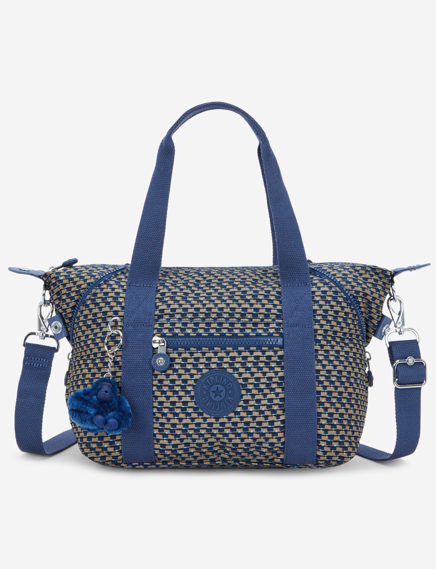حقيبة يد صغيرة KIPLING Art Mini Blue on Wire (مع حزام كتف قابل للإزالة) I5656-9PC