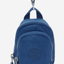 KIPLING Mini Seoul حقيبة يد صغيرة زرقاء كاجوال مع ميدالية مفاتيح I5501-5PZ