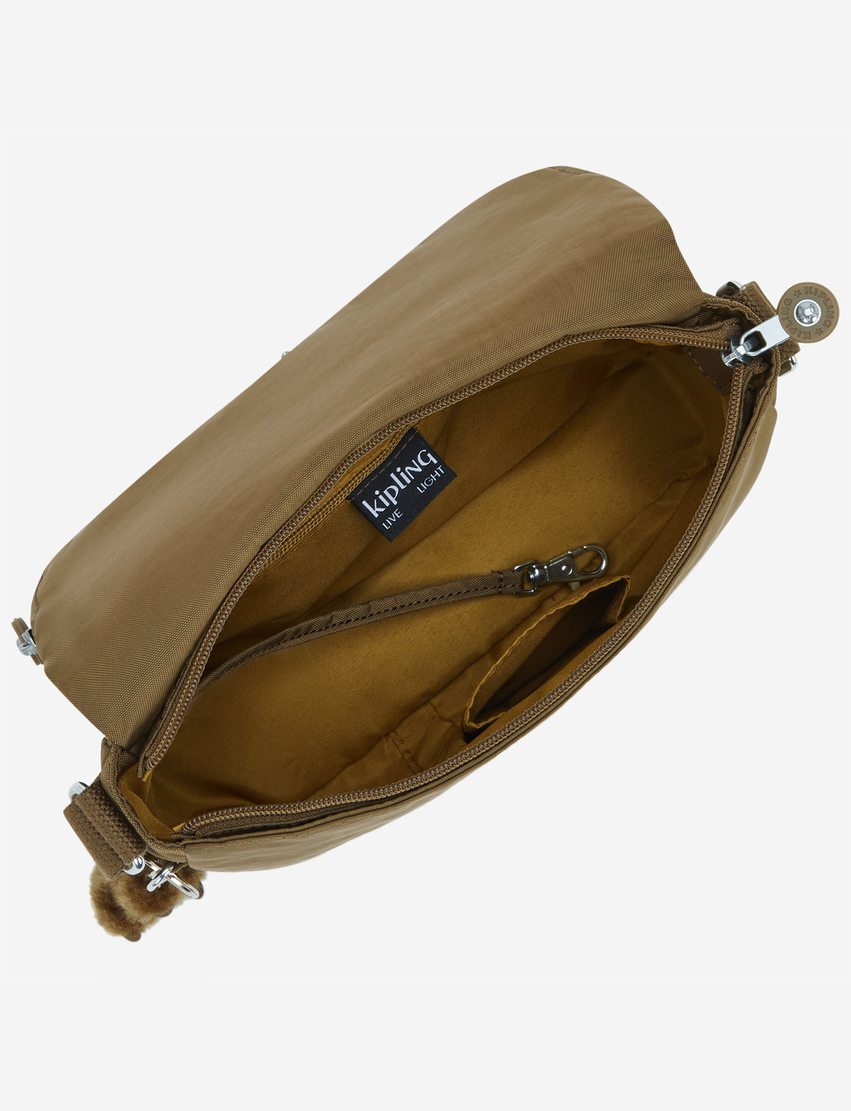 حقيبة كروسبودي صغيرة KIPLING Earthbeat S Smooth Khaki I2502-1NA