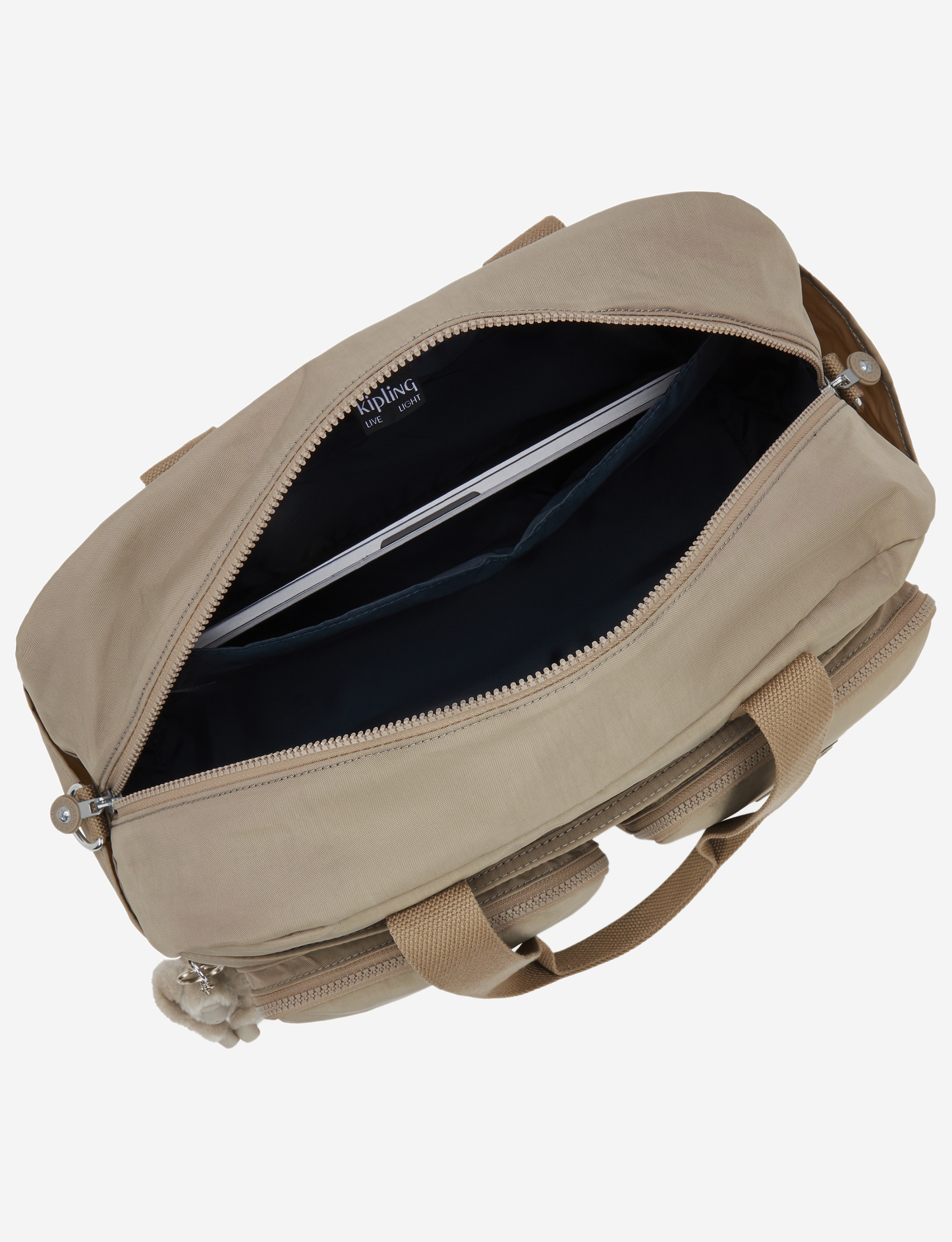 KIPLING Defea Xl حقيبة عطلة نهاية الأسبوع متوسطة الحجم لون Taupe ناعم I3958-4PW