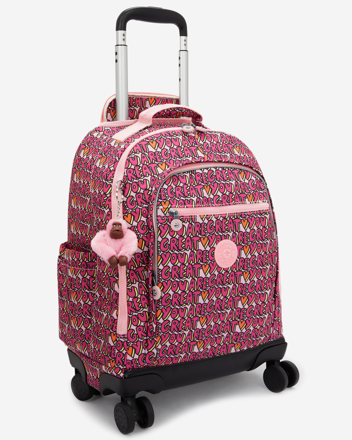 Kipling  New Zea U R Great Prt Large Wheeled Backpack with Laptop Compartment I4674-6KZ