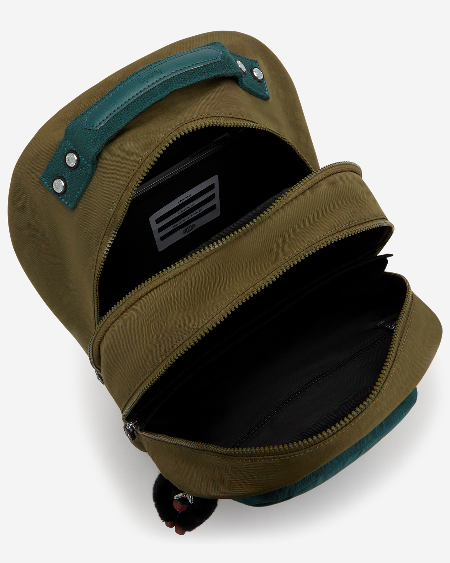 Kipling  Class Room Black Khaki Bl Large Backpack with Laptop Compartment I4053-5FY