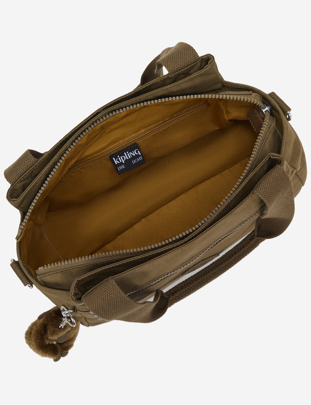 حقيبة كتف KIPLING Elysia Smooth Khaki Medium (مع حزام كتف قابل للإزالة) 43791-1NA