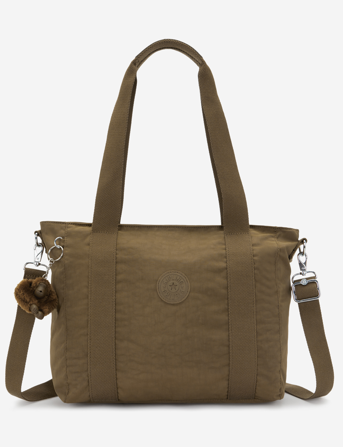 حقيبة يد صغيرة KIPLING Asseni S Smooth Khaki (مع حزام كتف قابل للإزالة) I4400-1NA