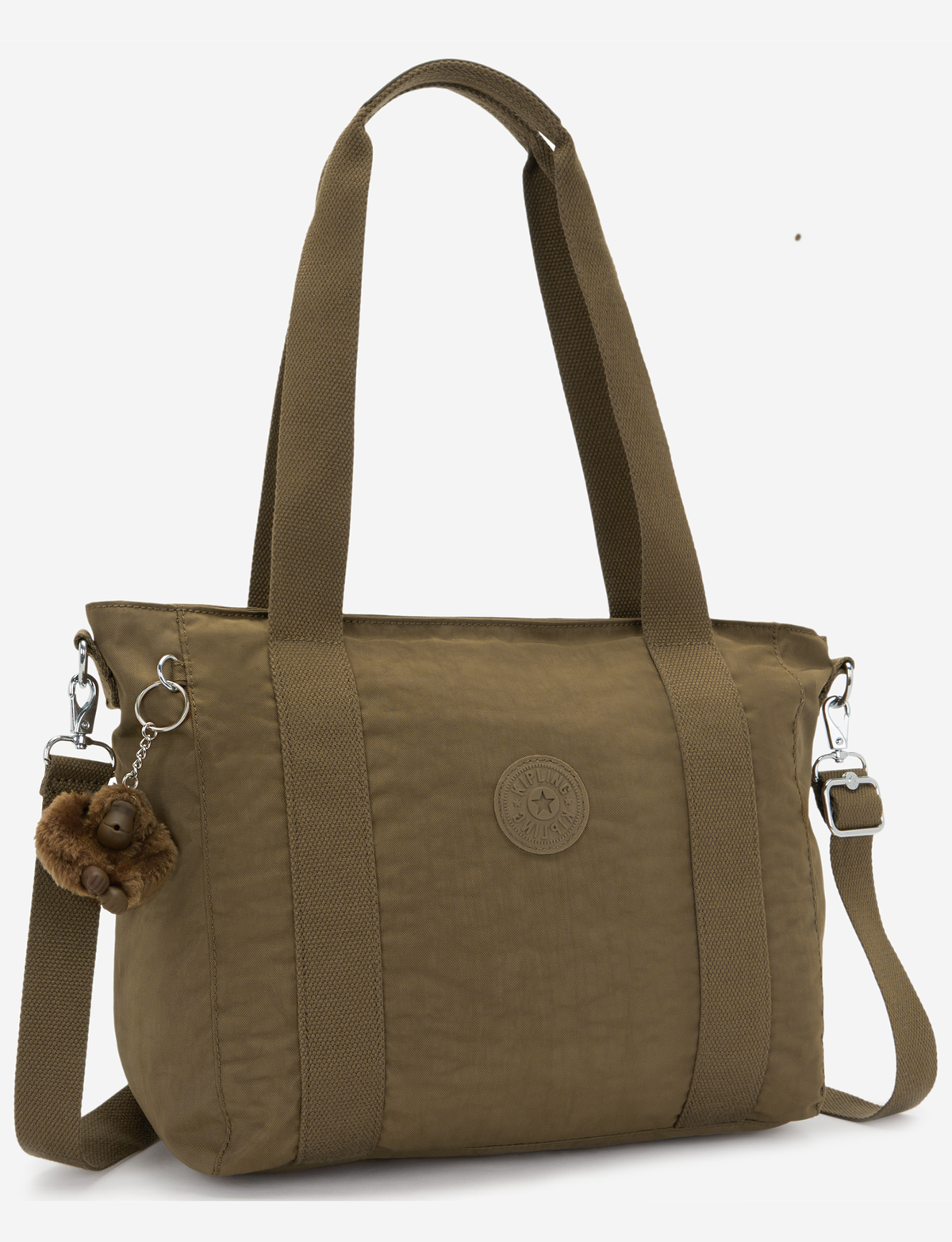 حقيبة يد صغيرة KIPLING Asseni S Smooth Khaki (مع حزام كتف قابل للإزالة) I4400-1NA