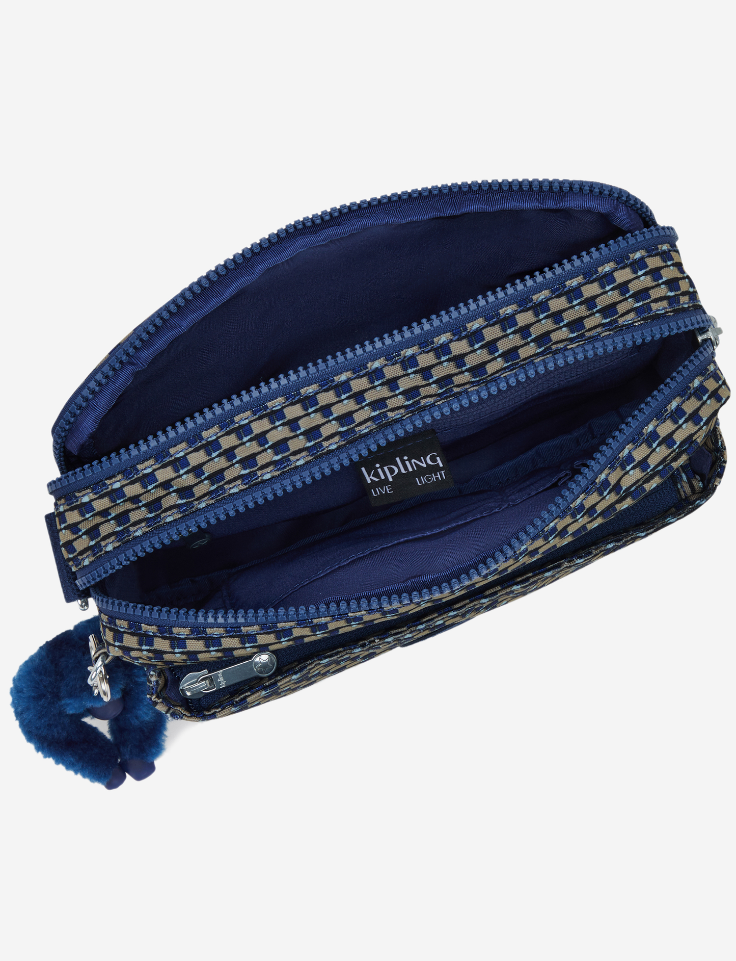 حقيبة كروسبودي متوسطة KIPLING Abanu M Blue on Wire I6237-9PC