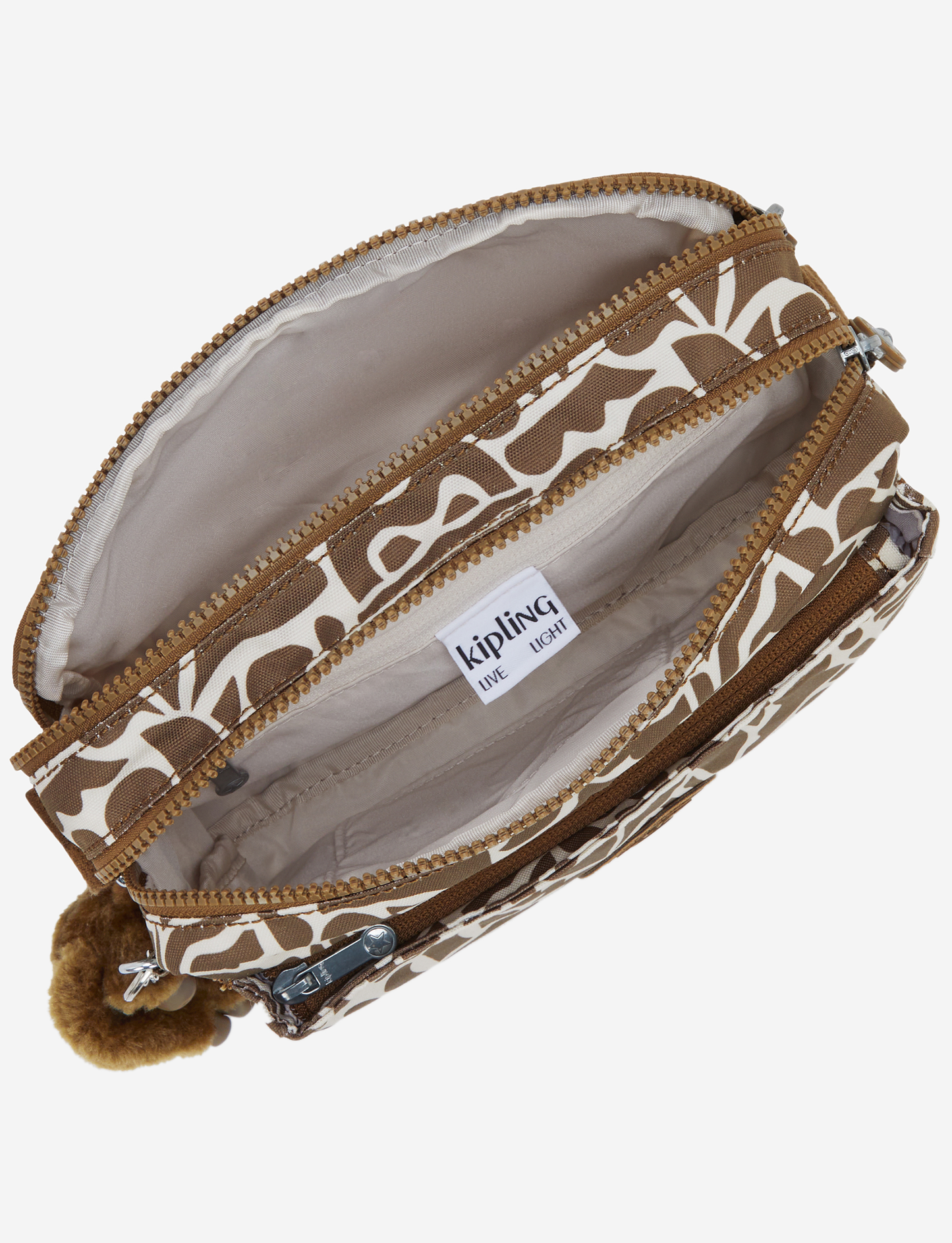 حقيبة كروسبودي متوسطة Kipling Abanu M Cocktail Khaki I6237-9GD
