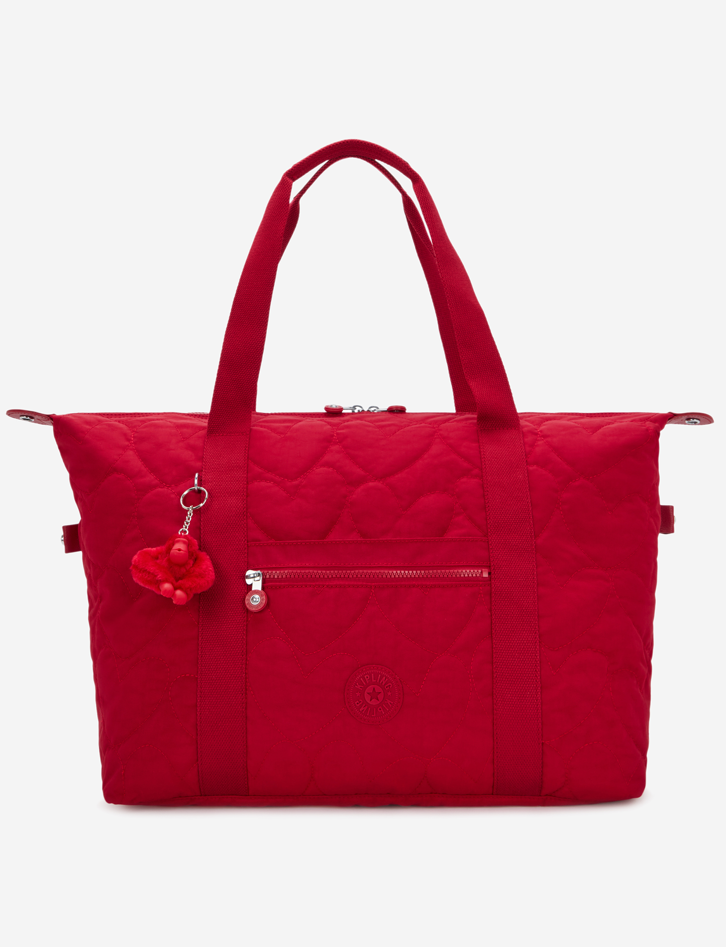 KIPLING Art M Many Hearts Red حقيبة كبيرة I9857-1HU