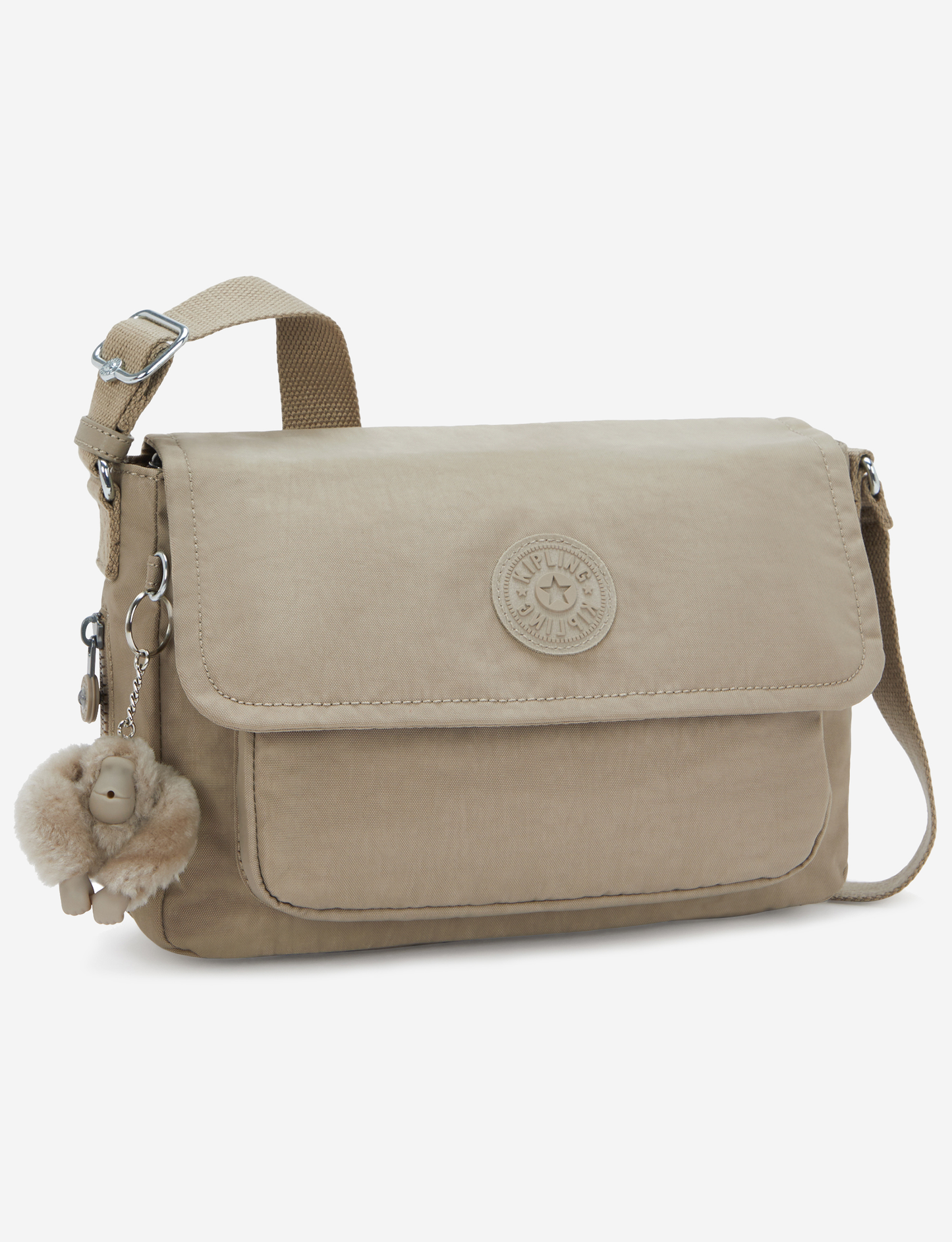 حقيبة كروس متوسطة KIPLING Dalma Soft Taupe (مع سحاب قابل للتوسيع) I8123-4PW